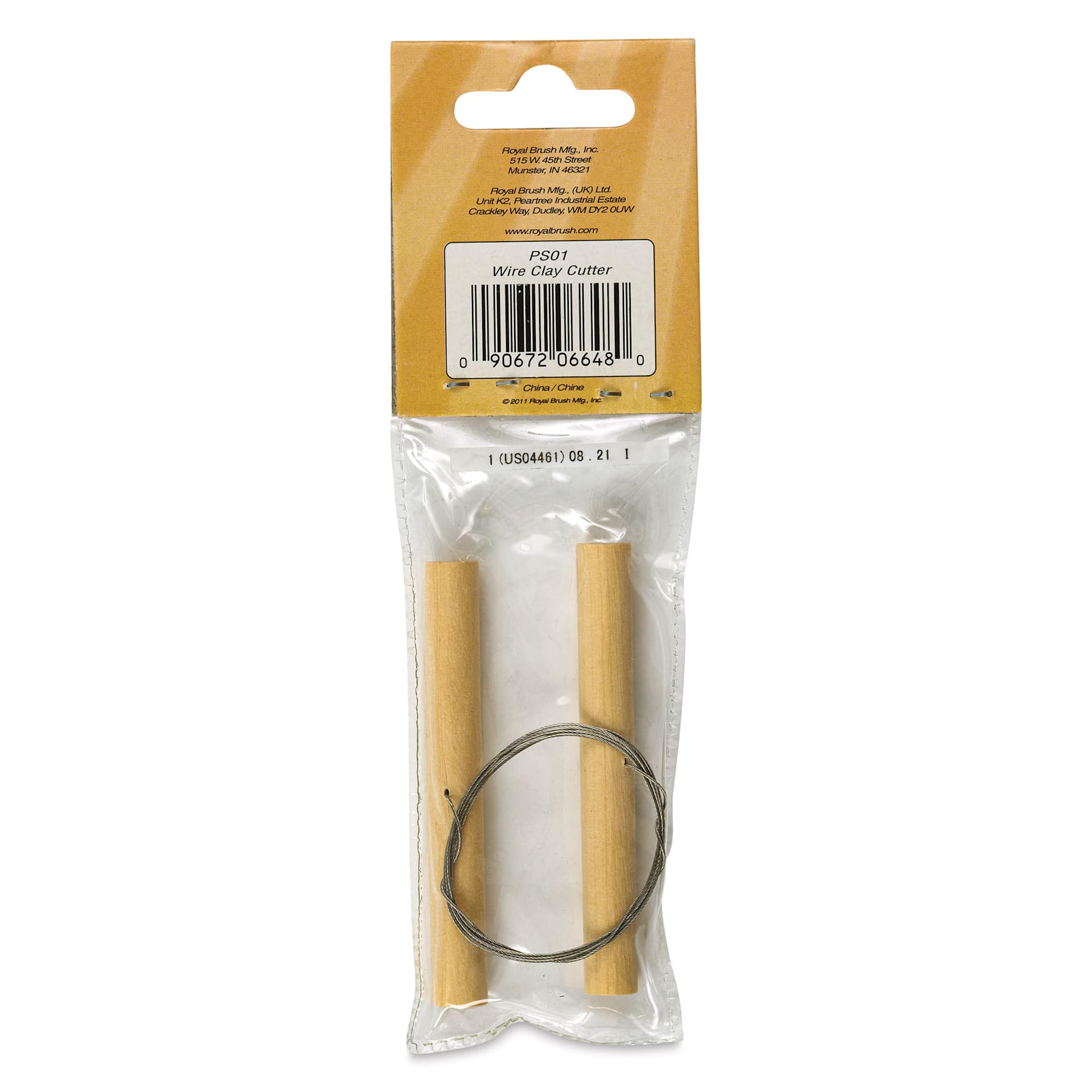 Potter's Select Wire Clay Cutter - back of packaging