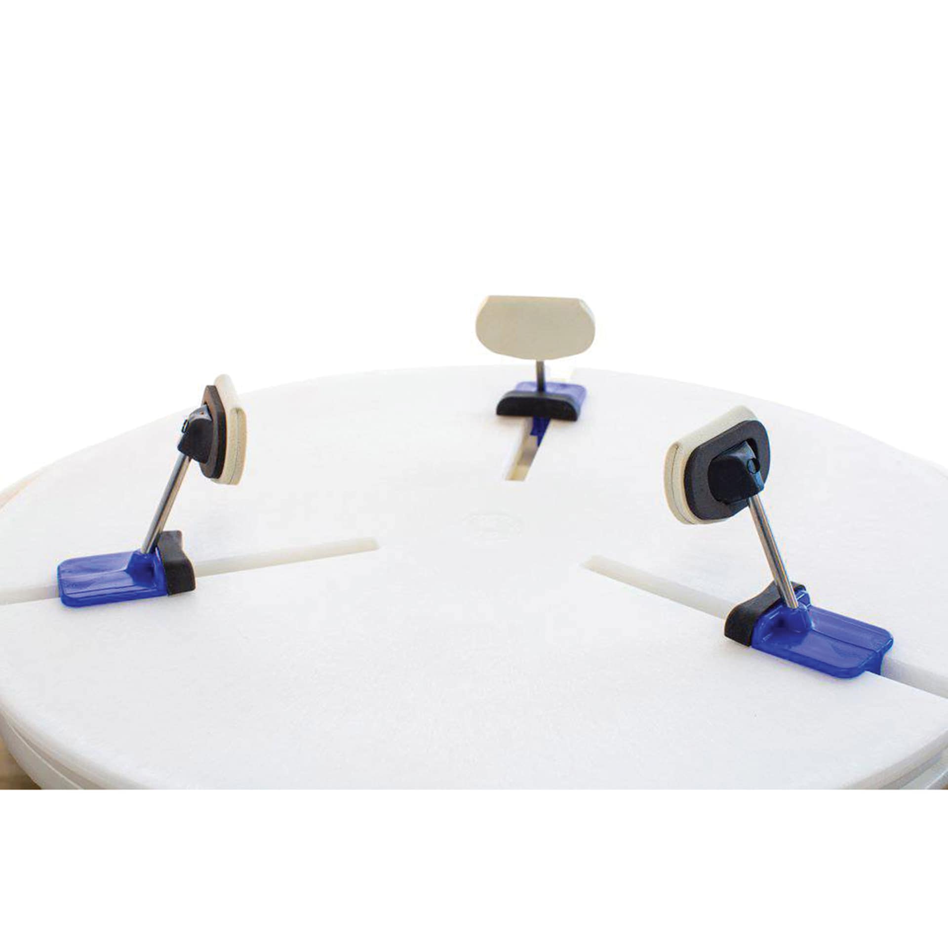 Giffin Grip Mittens for Hands - three soft foam pads on attached to Griffen Grip base - not included