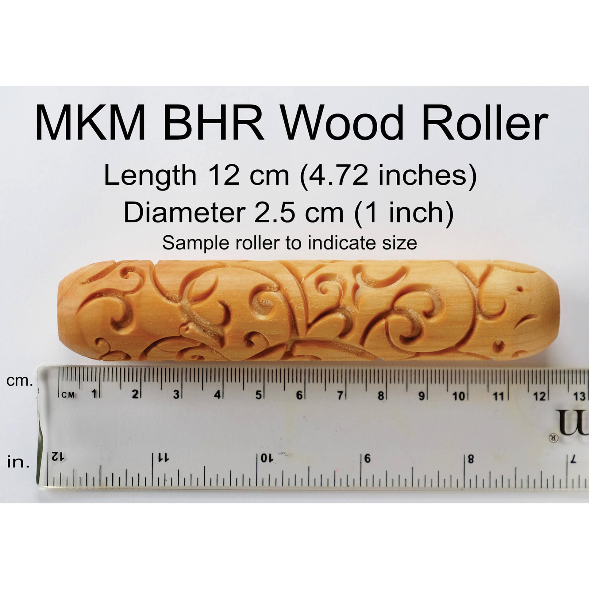 MKM Pottery Tools Hand Rollers - big roller dimensions