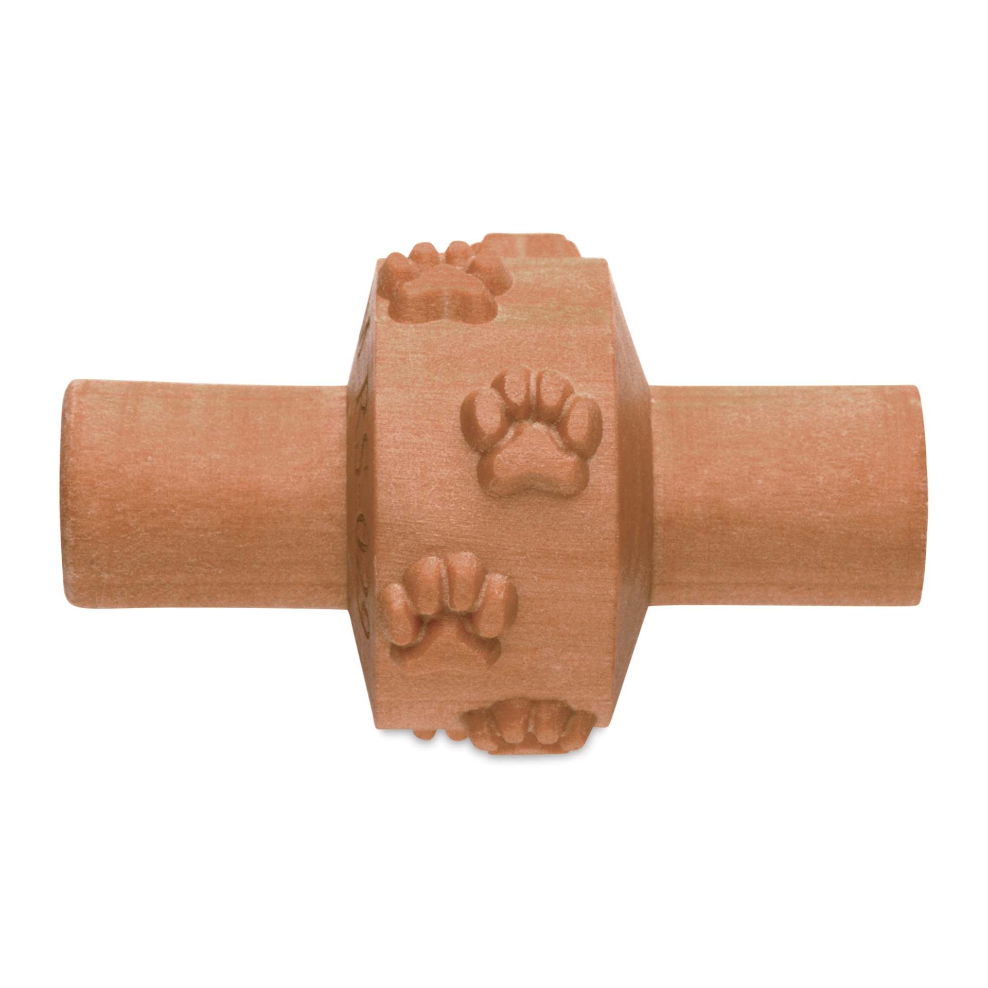 MKM Pottery Tools Small Handle Roller - Dog Prints