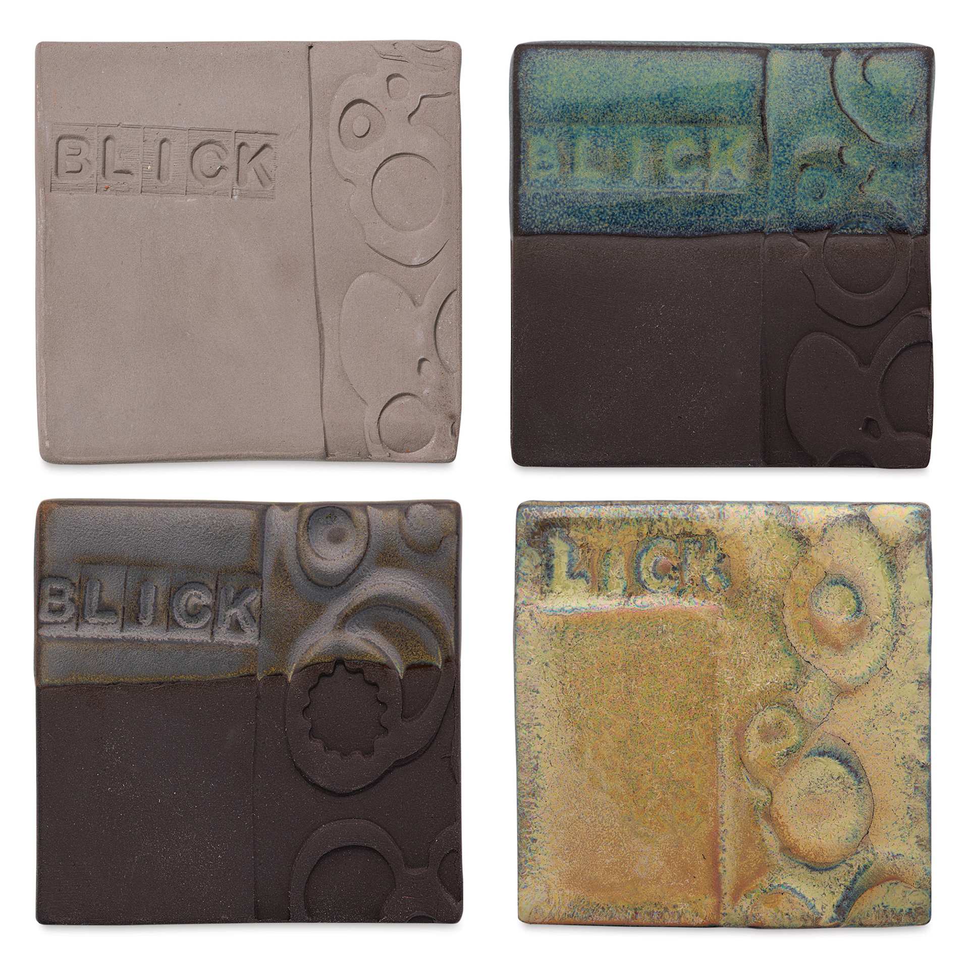 Blick Mid-Fire Stoneware Clay - Dark Brown, fired chips