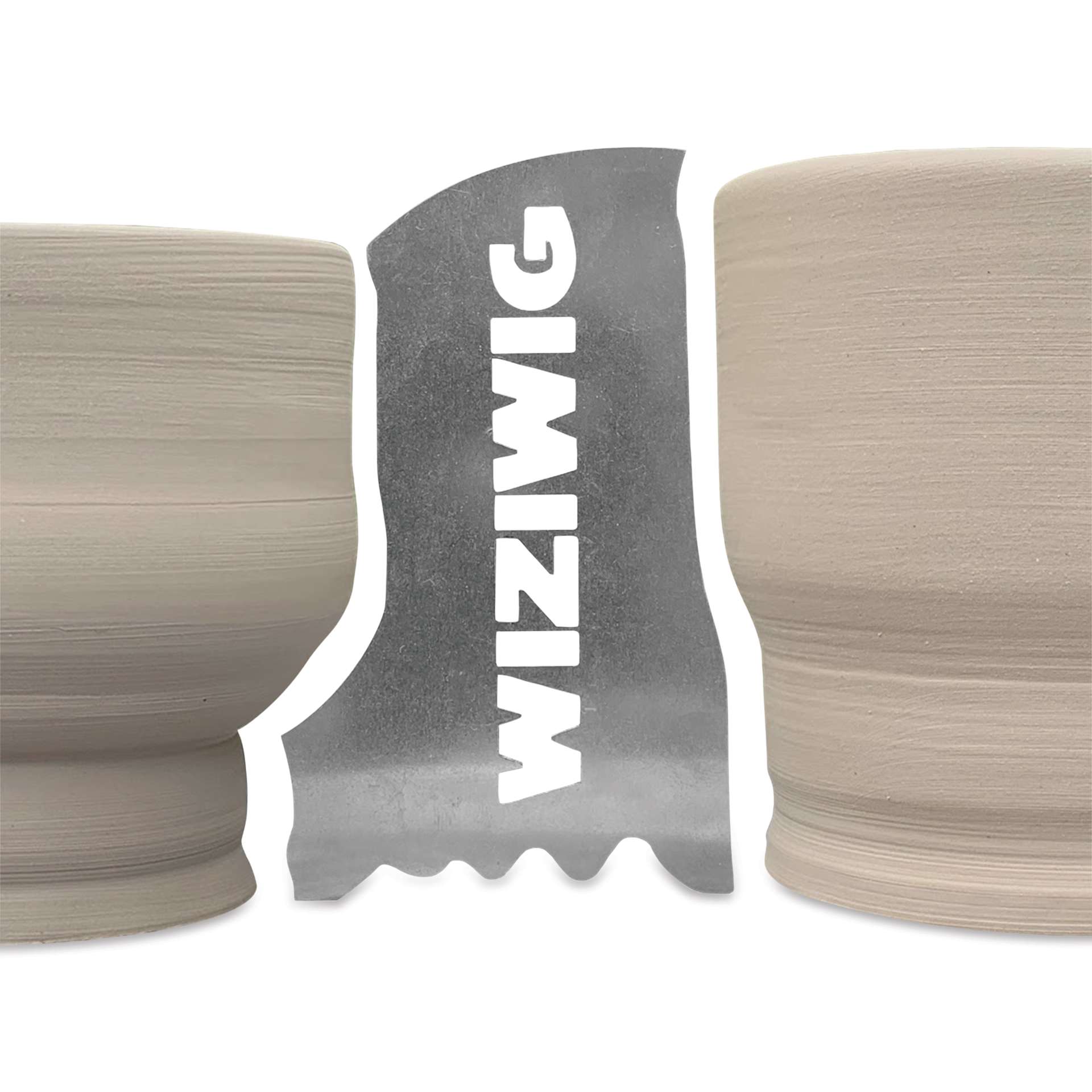 WiziWig Tools Bourbon Makin’ Terry Metal Potter’s Rib - 2-1/2" x 4"