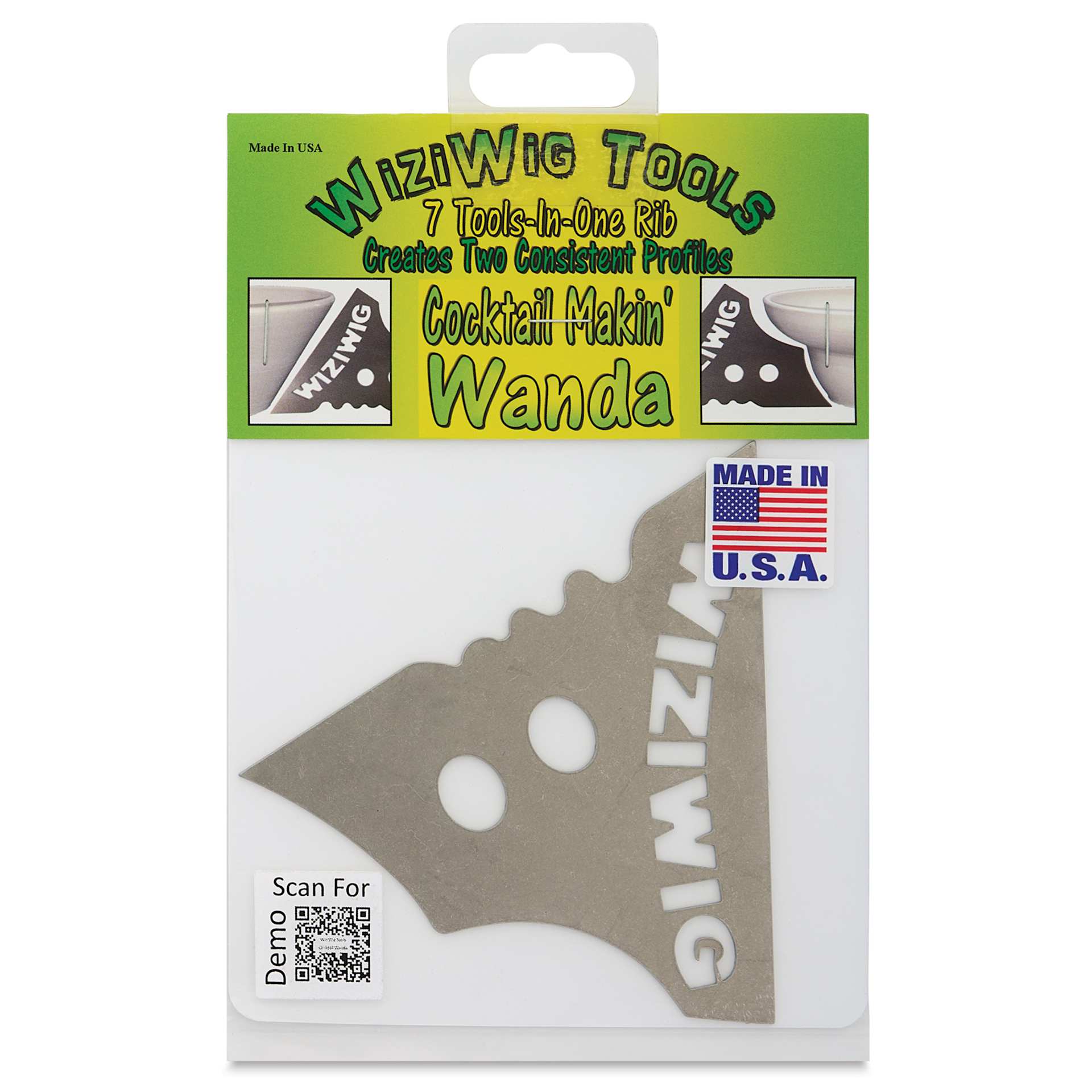 WiziWig Cocktail Makin’ Wanda Metal Potter’s Rib front of package
