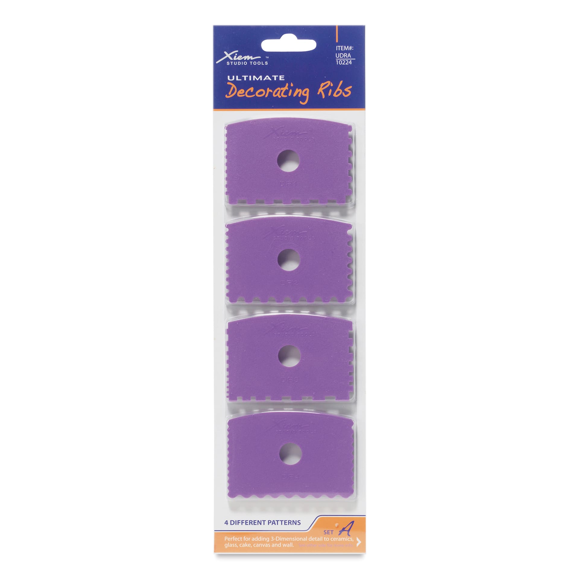 Xiem Decorating Ribs- Set A, Firm front of packaging