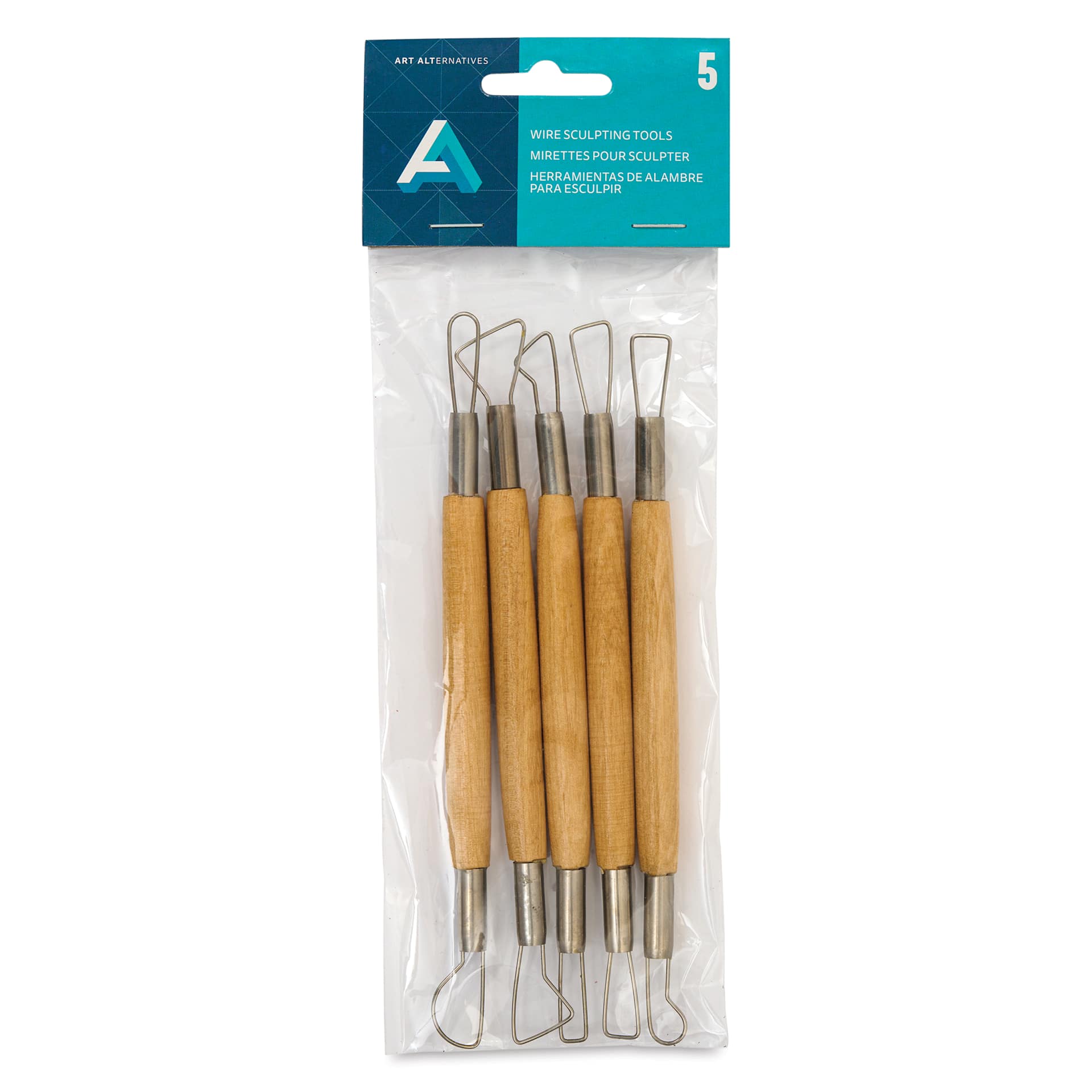 Art Alternatives Double-Ended Ribbon Sculpting Tools - Set of 5, 6-1/2" - front of packaging