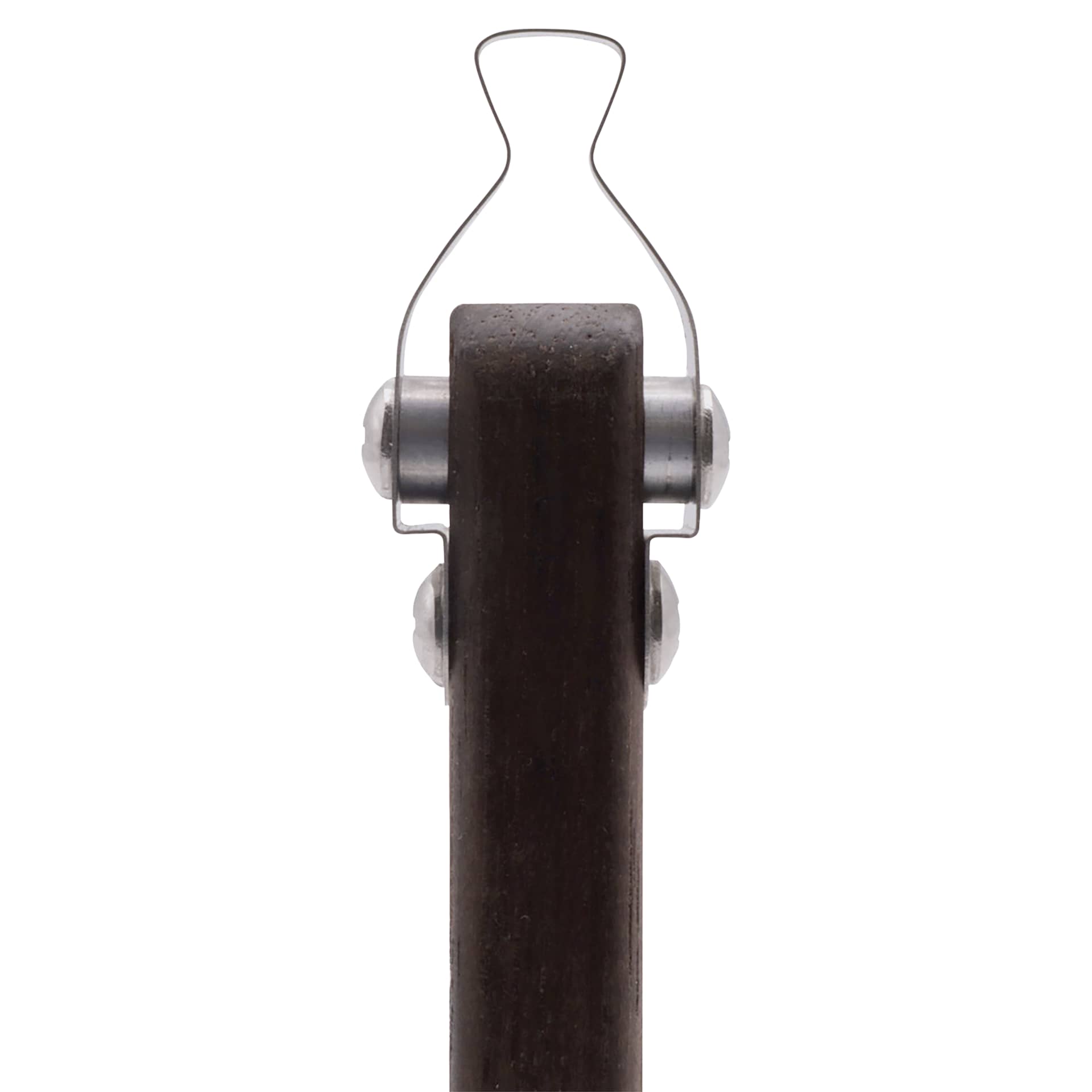 DiamondCore Pottery Trimming Tool - T102, XS Flat Top w/ Small Paddle Handle - close-up of tip