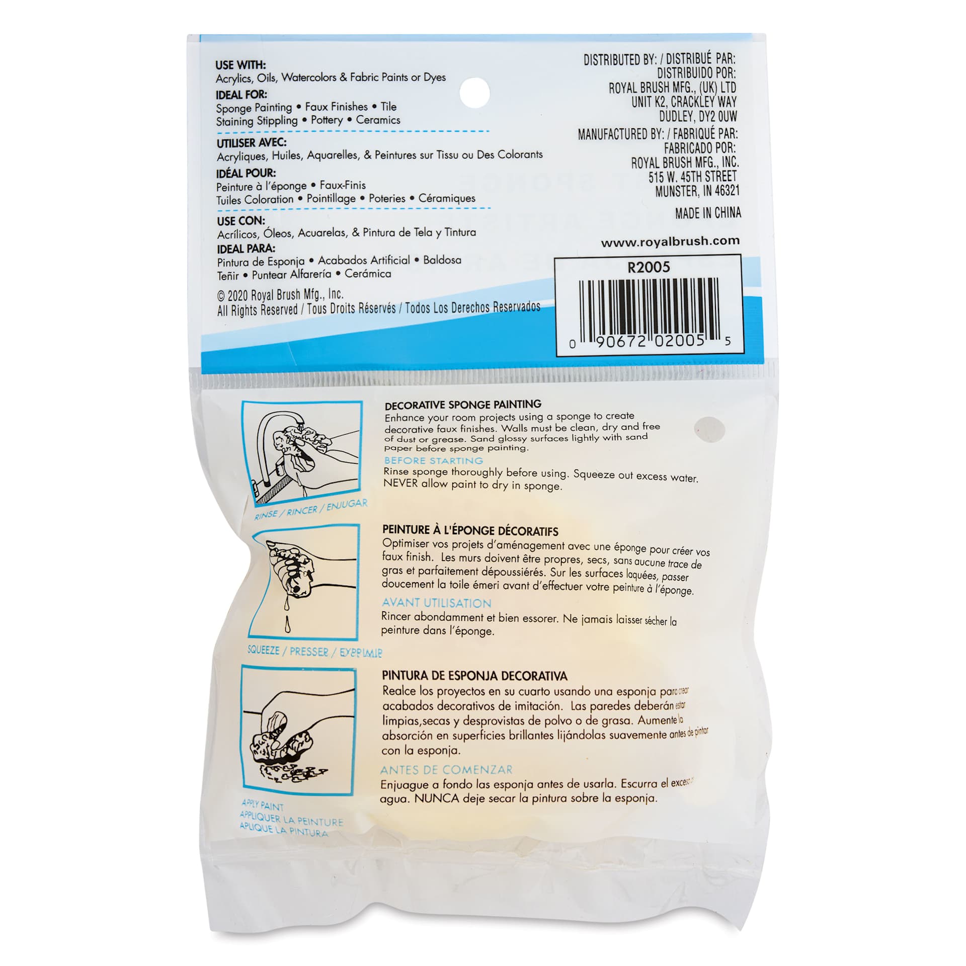 Royal & Langnickel Synthetic Artist Sponges