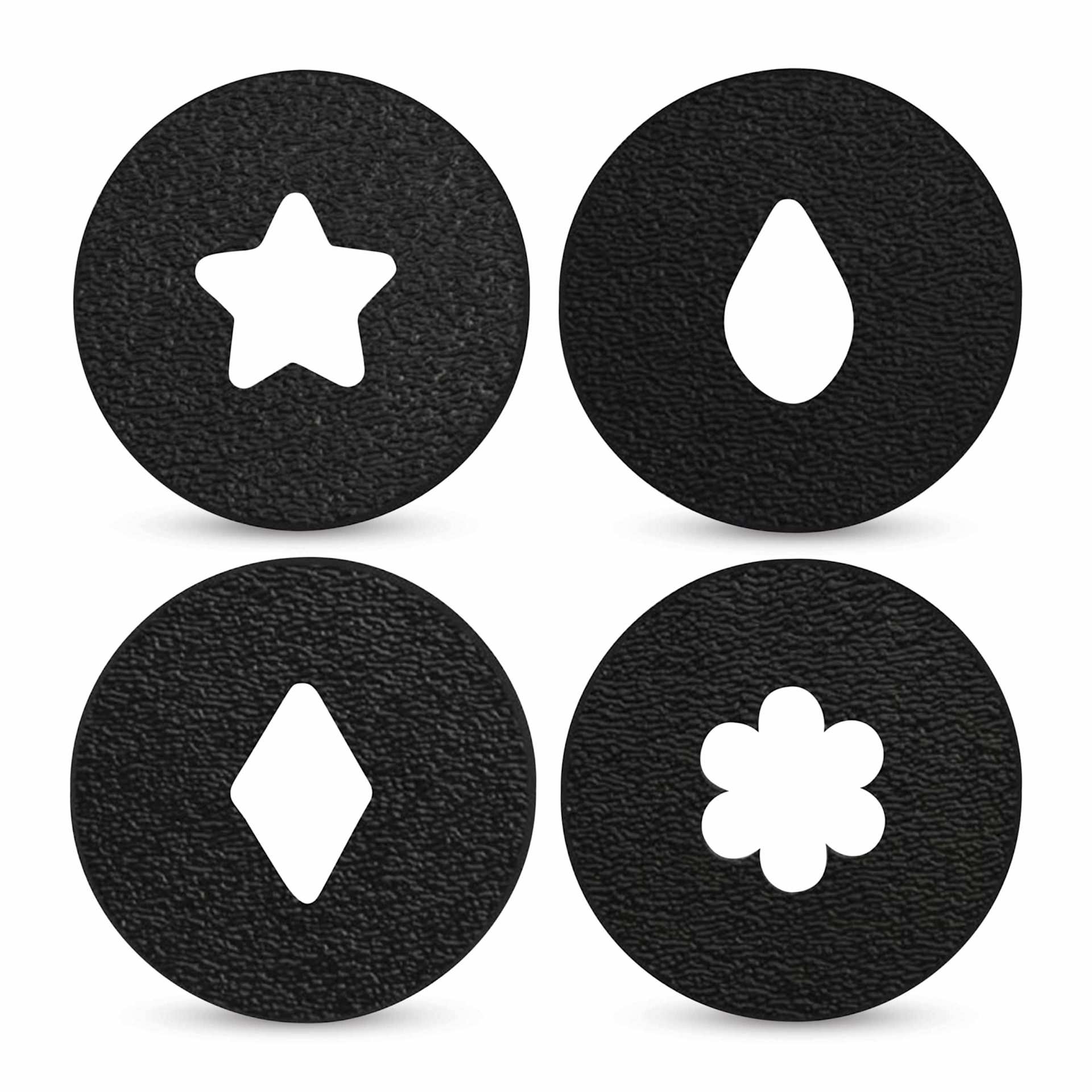 The Ceramic Shop Extruder Die Set - Set of 4, Jewelry