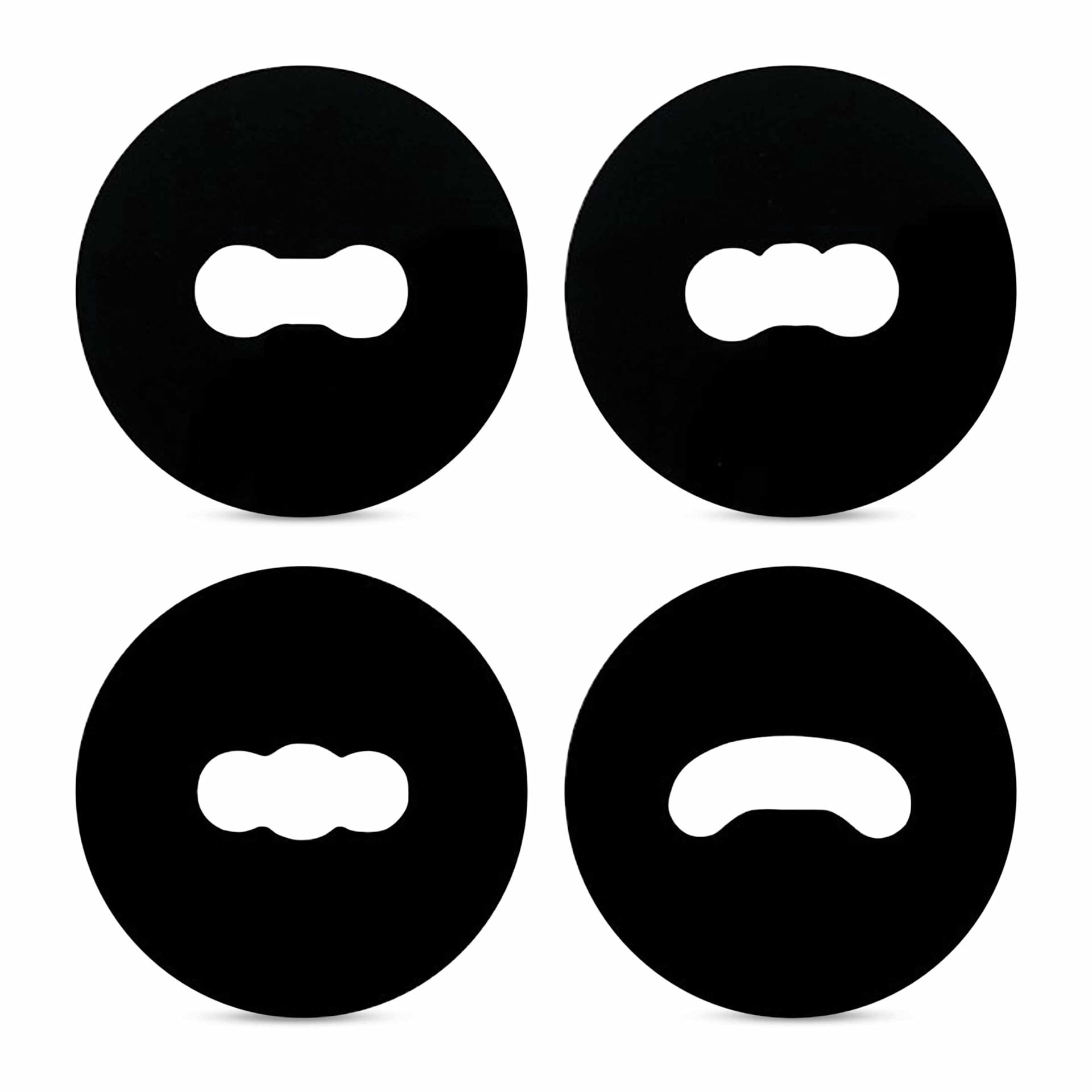 The Ceramic Shop Extruder Die Set - Set of 4, Handle Die Set 4