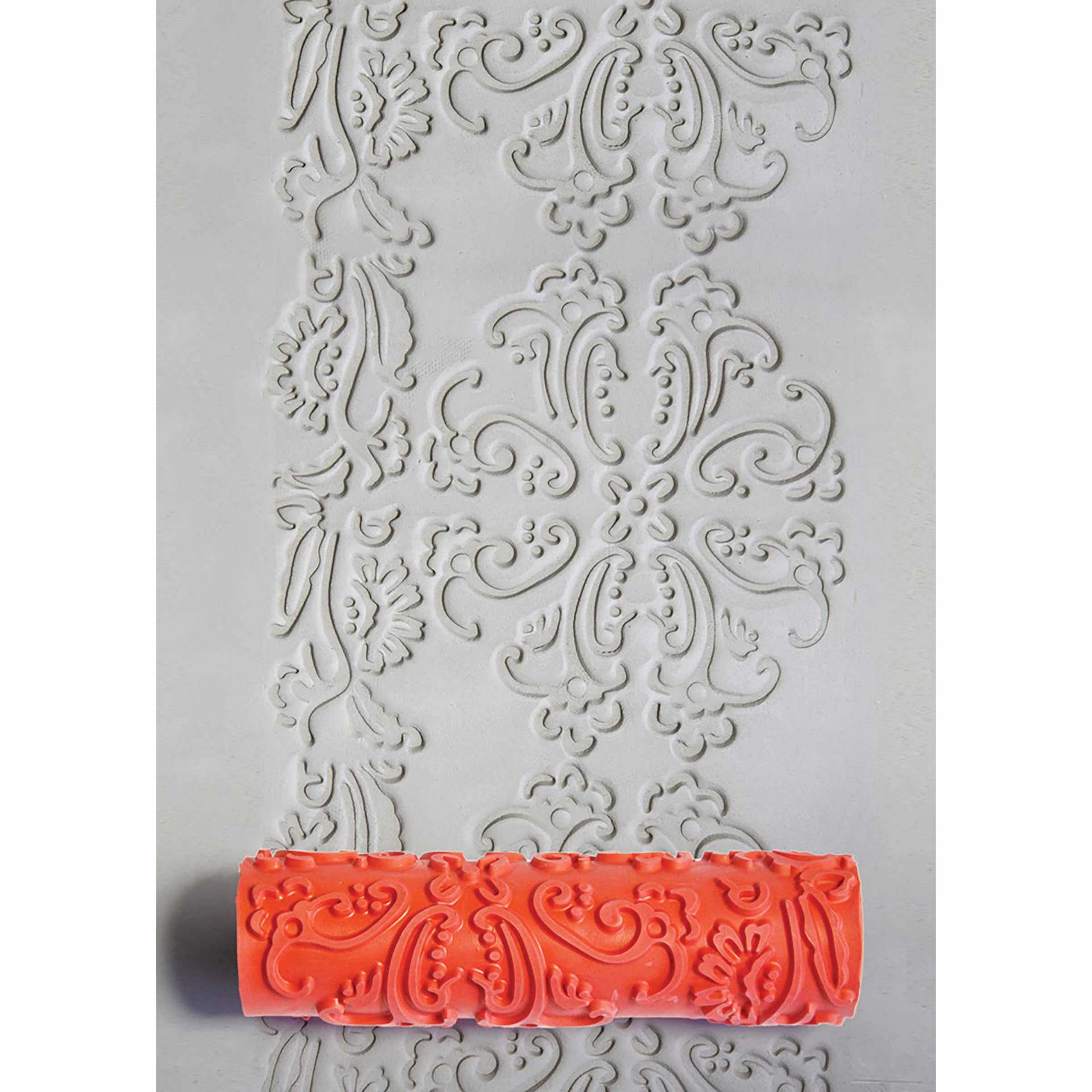 Xiem Tools Art Roller - Baroque applied to clay with roller