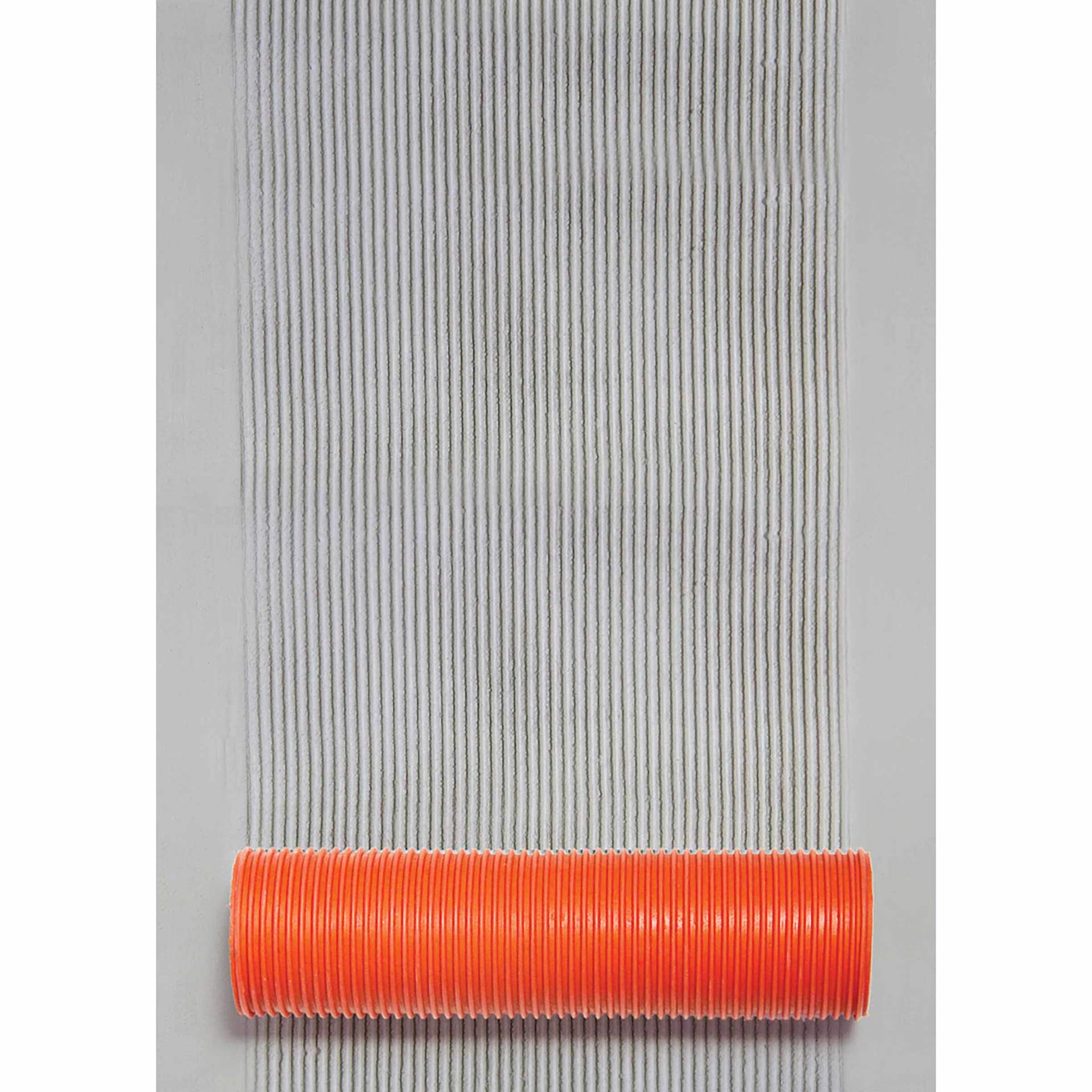 Xiem Tools Art Roller - Vertical Lines applied to clay with roller
