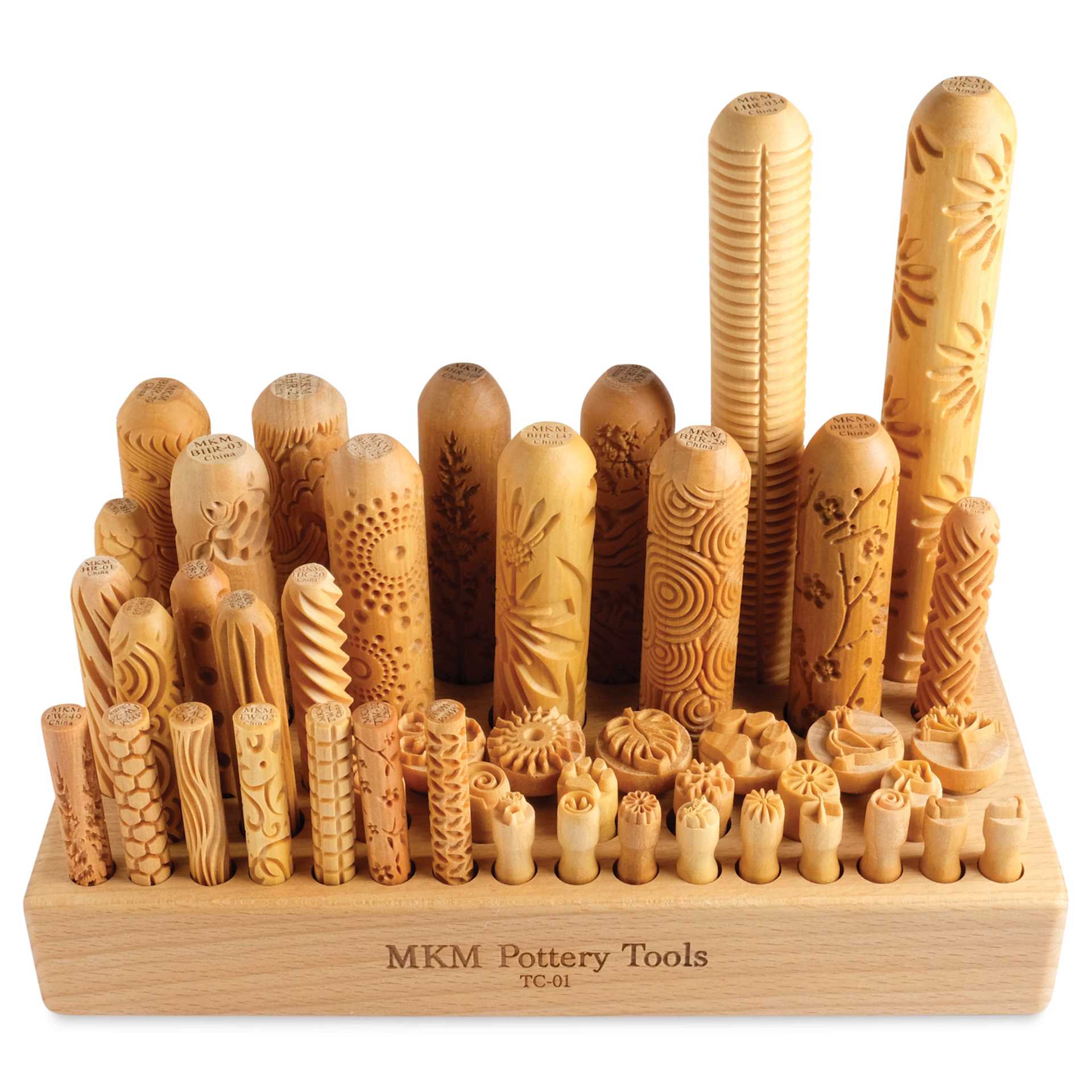 MKM Pottery Tools Tool Holder holding tools