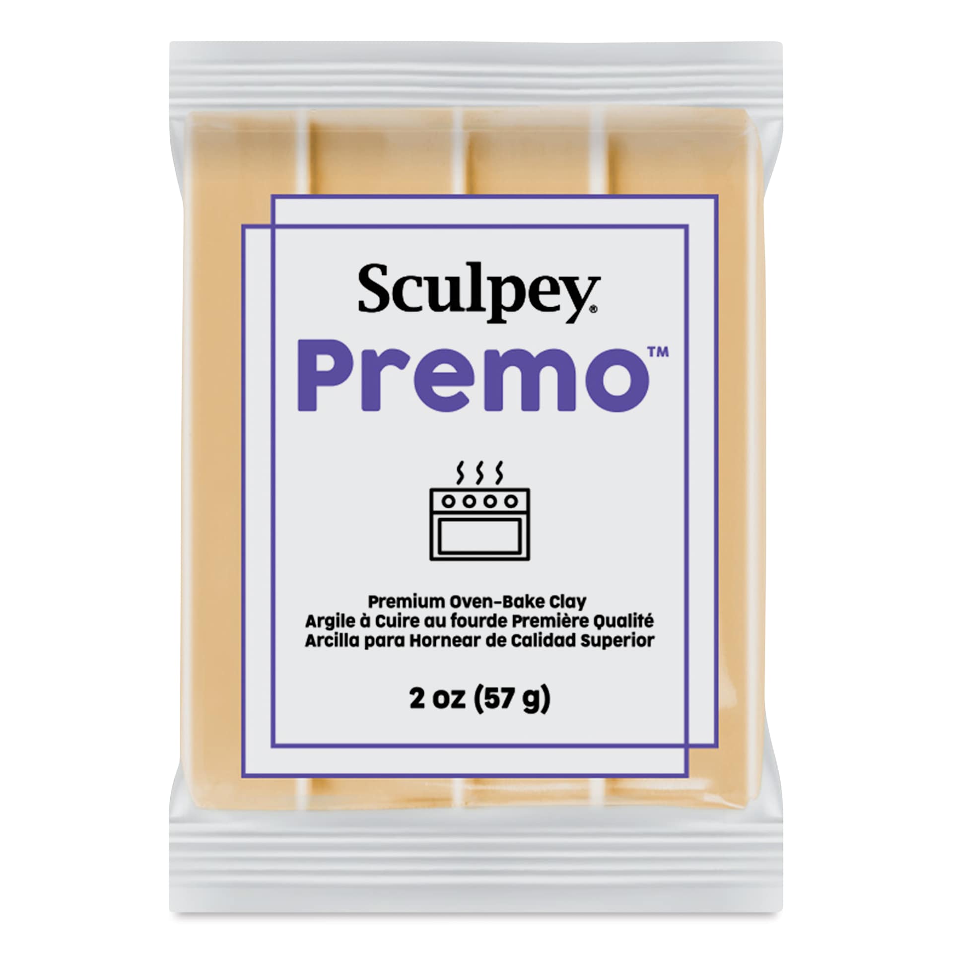 Sculpey Premo - 2 oz, Ecru front of packaging