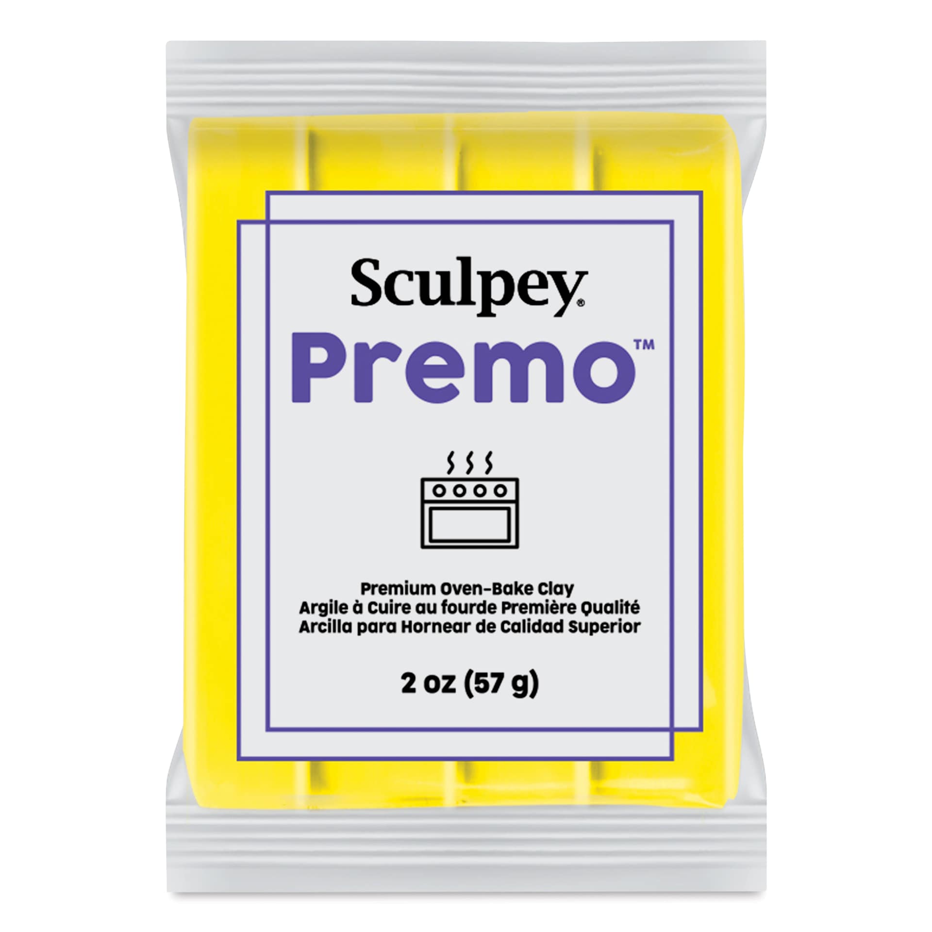 Sculpey Premo - 2 oz, Zinc Yellow Sculpey Premo - 2 oz, Zinc Yellow