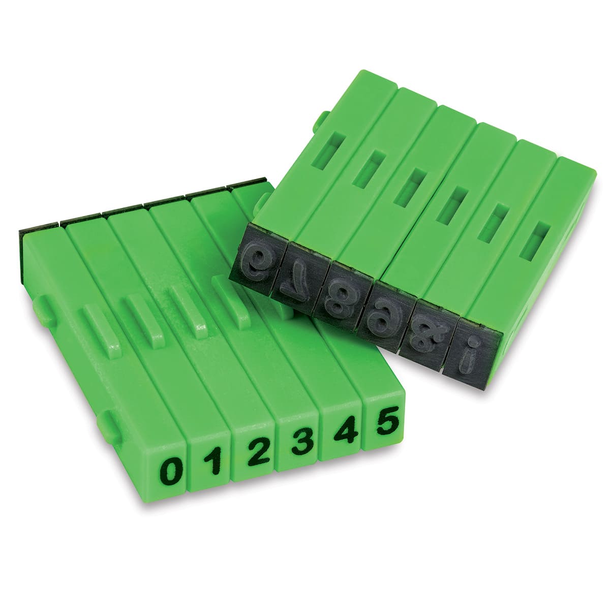 Xiem Studio Attachable Stamps - Both ends of set of Numbers shown