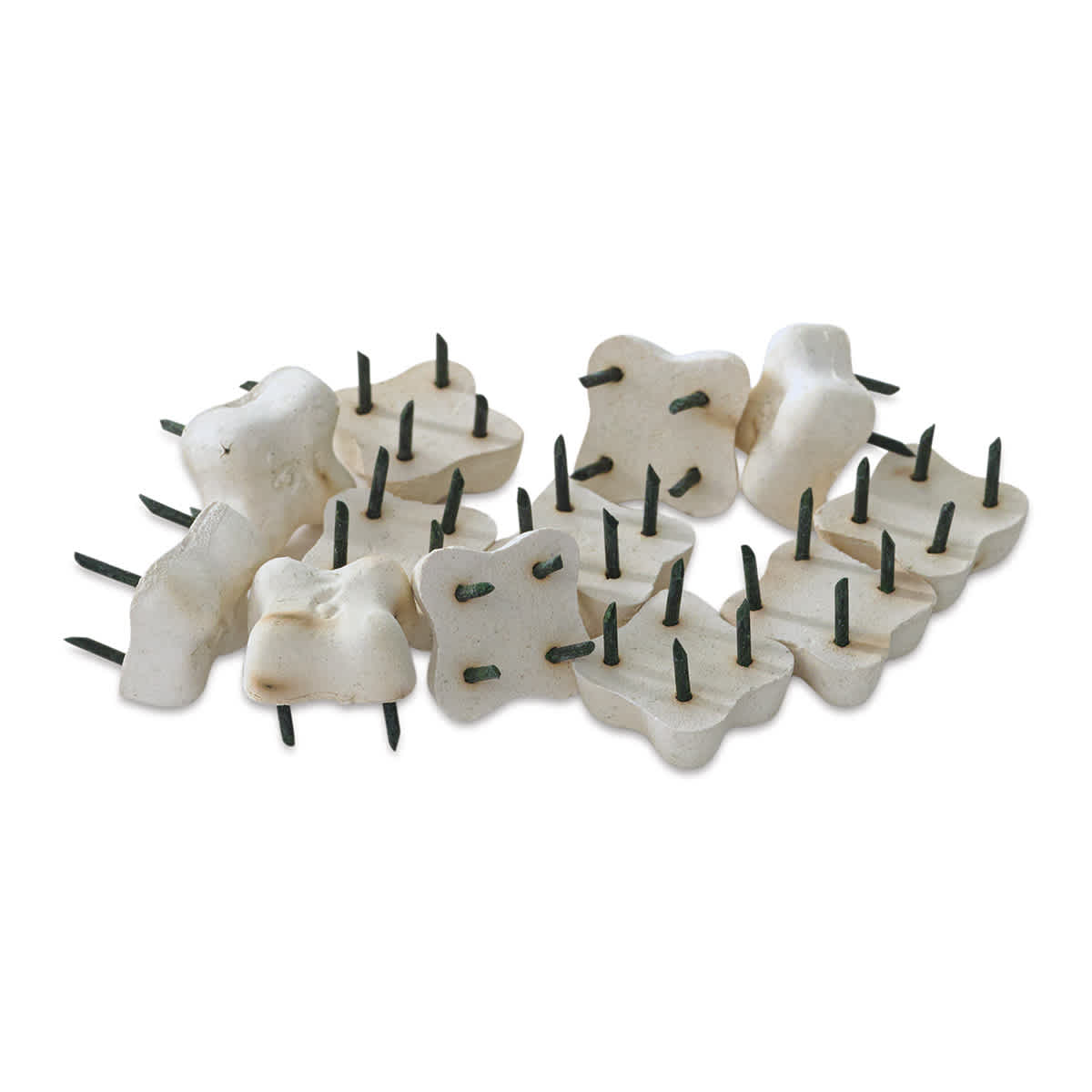 Steel-Pointed Star Stilts - 9-4, Pkg of 12 - grouped together