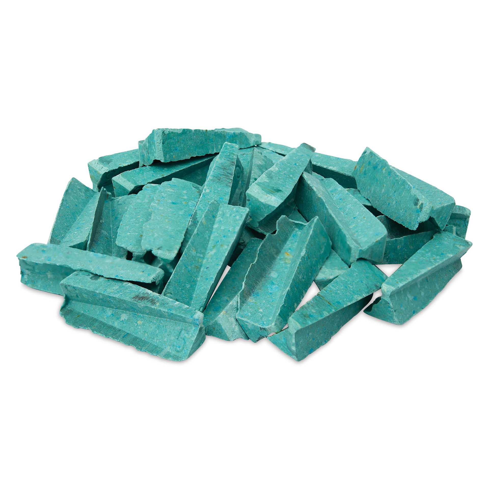 Orton Small Pyrometric Cones, Cone 5, Box of 50 - several cones stacked loosely