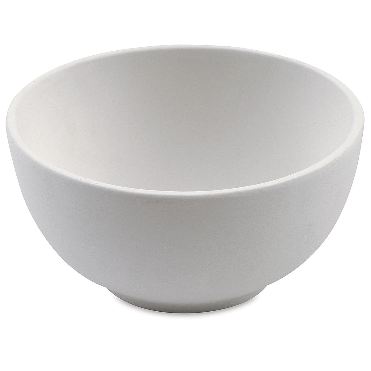 Mayco Earthenware Bisque Rice Bowl - Closeup of single rice bowl