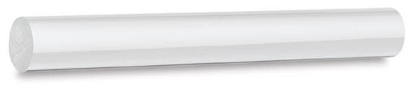 Amaco Polyroller - Solid acrylic rod shown horizontally
