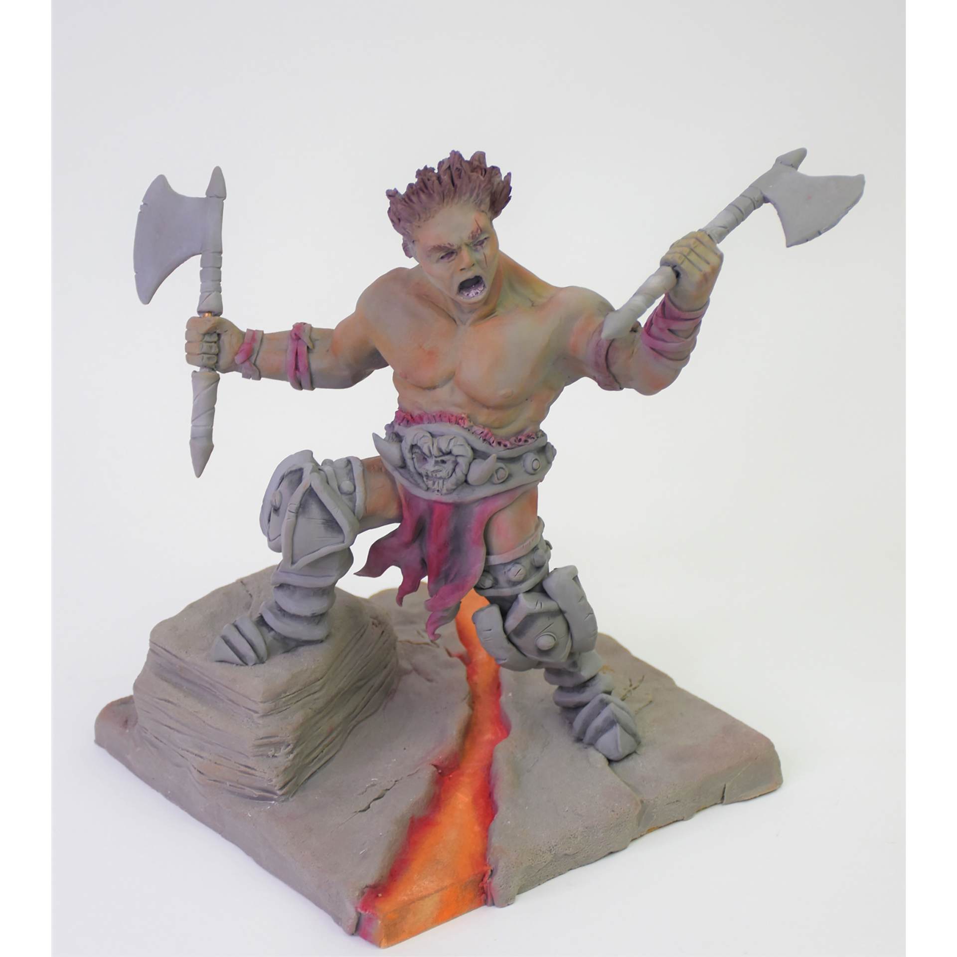 Super Sculpey - 1 lb, Gray (Warrior made with Super Sculpey)
