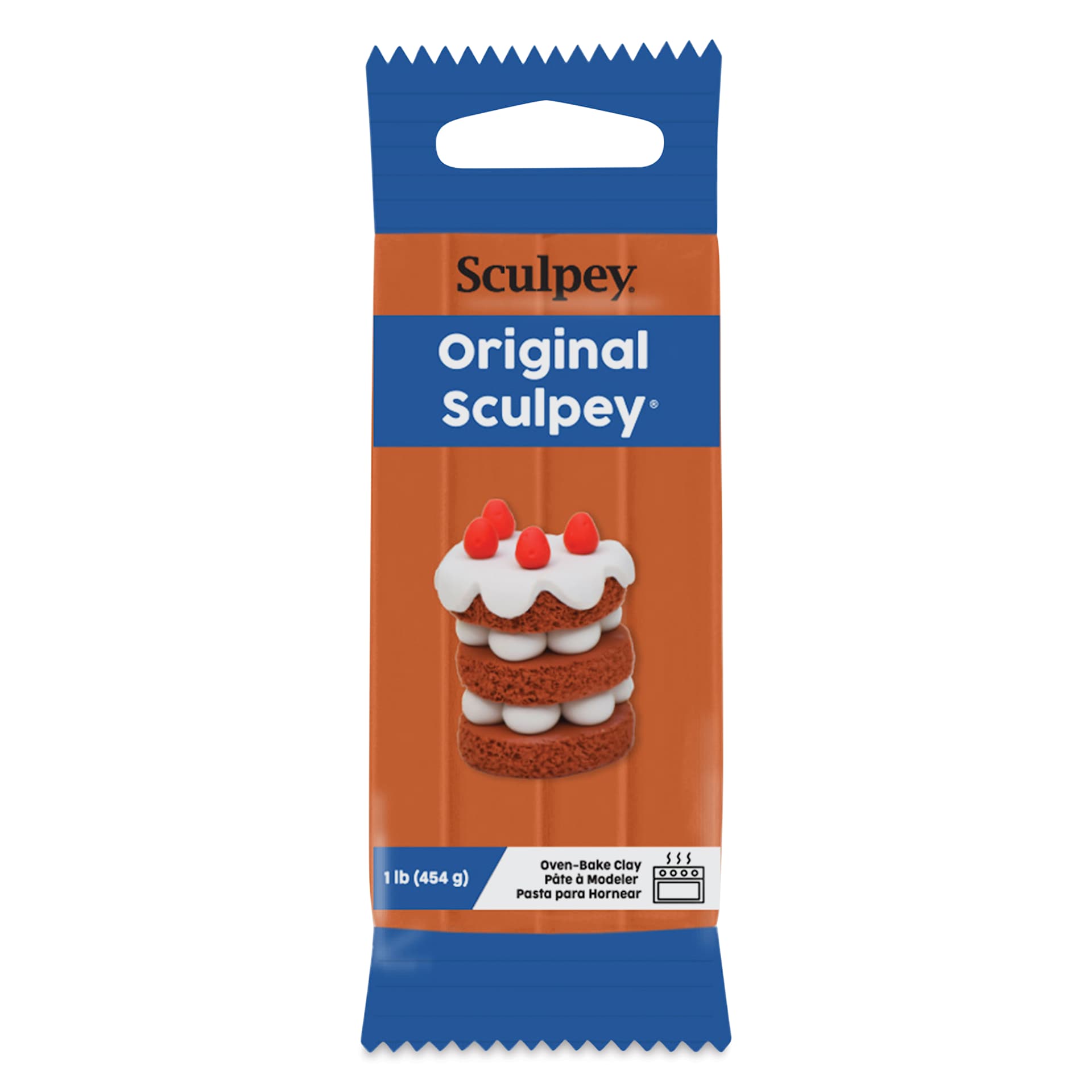 Original Sculpey - Package, 1 lb, Terra Cotta front of packaging