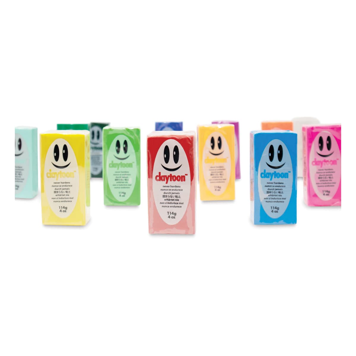Van Aken Claytoon Modeling Clay available as individual colors.
