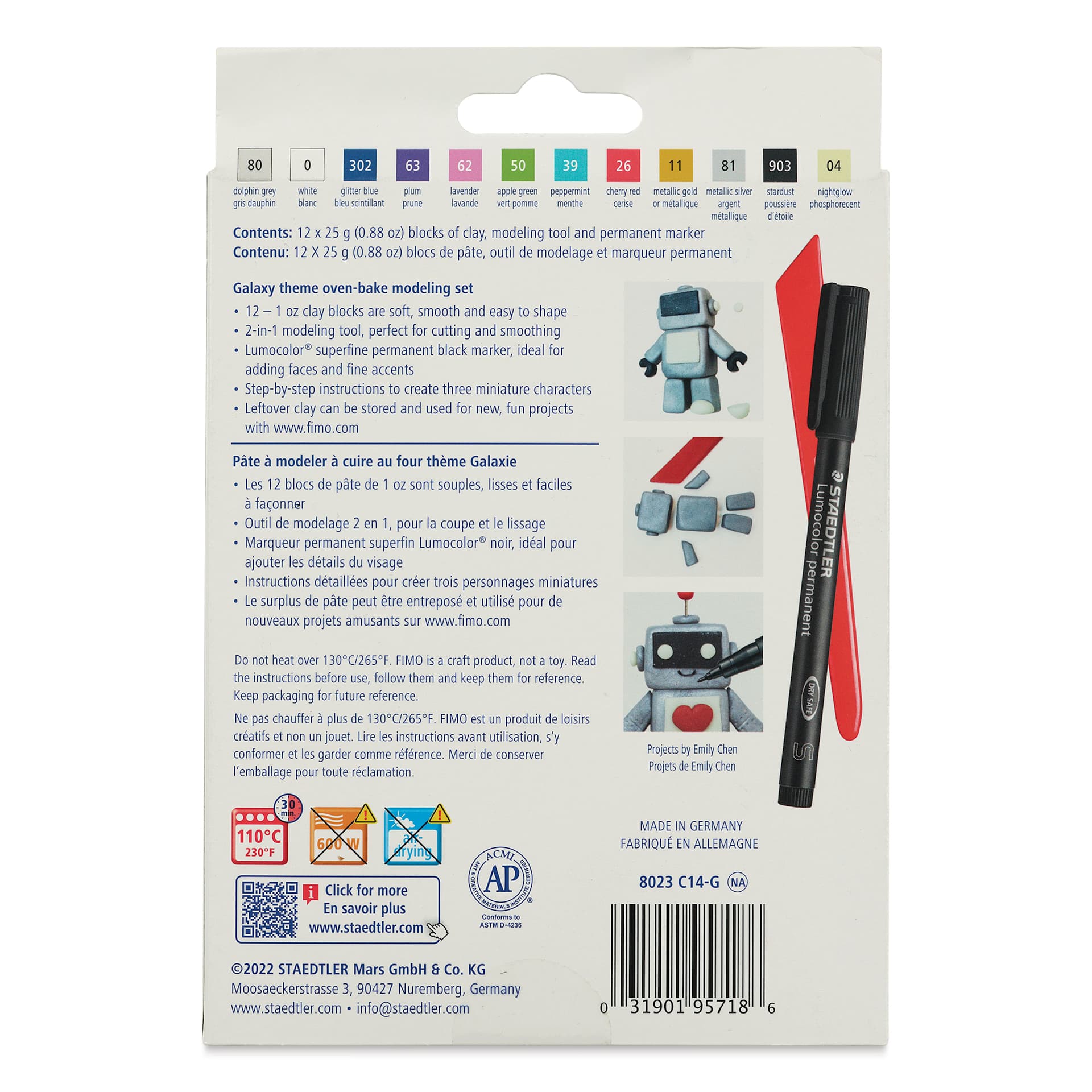 Staedtler Fimo Space Adventure Modeling Clay Set