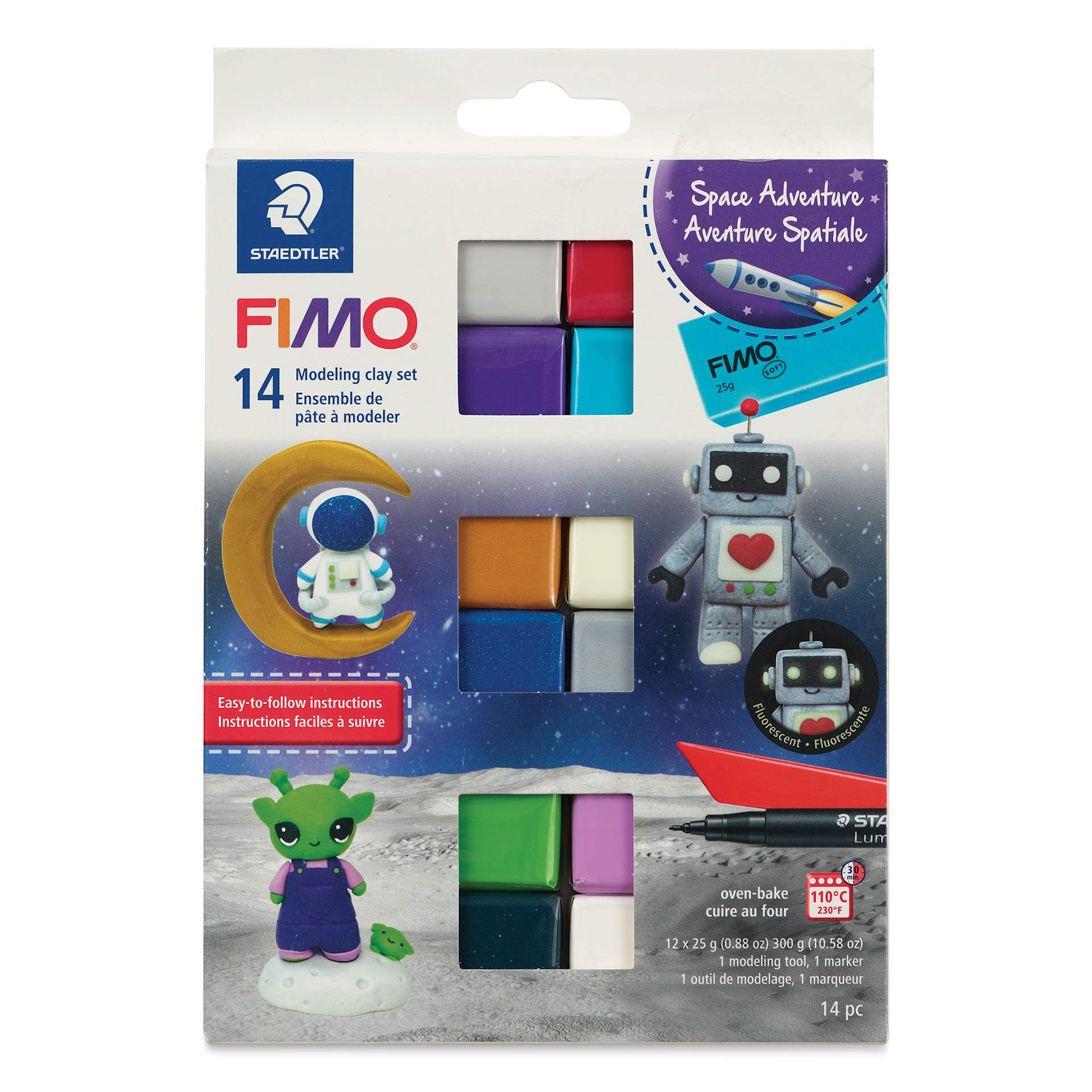 Staedtler Fimo Space Adventure Modeling Clay Set