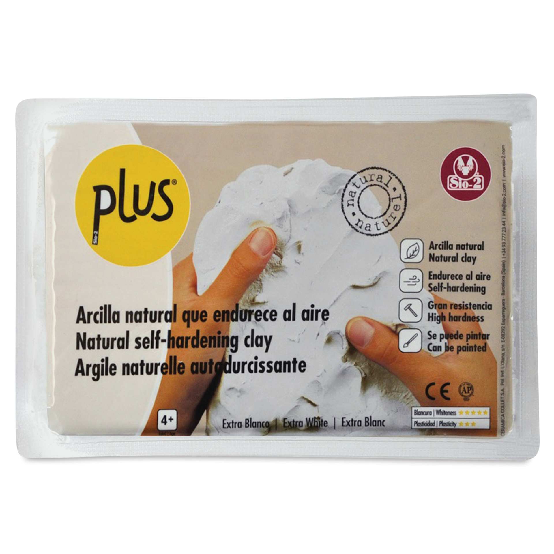Sio-2 Plus Clay - Extra White, 2.2 lb - front of packaging