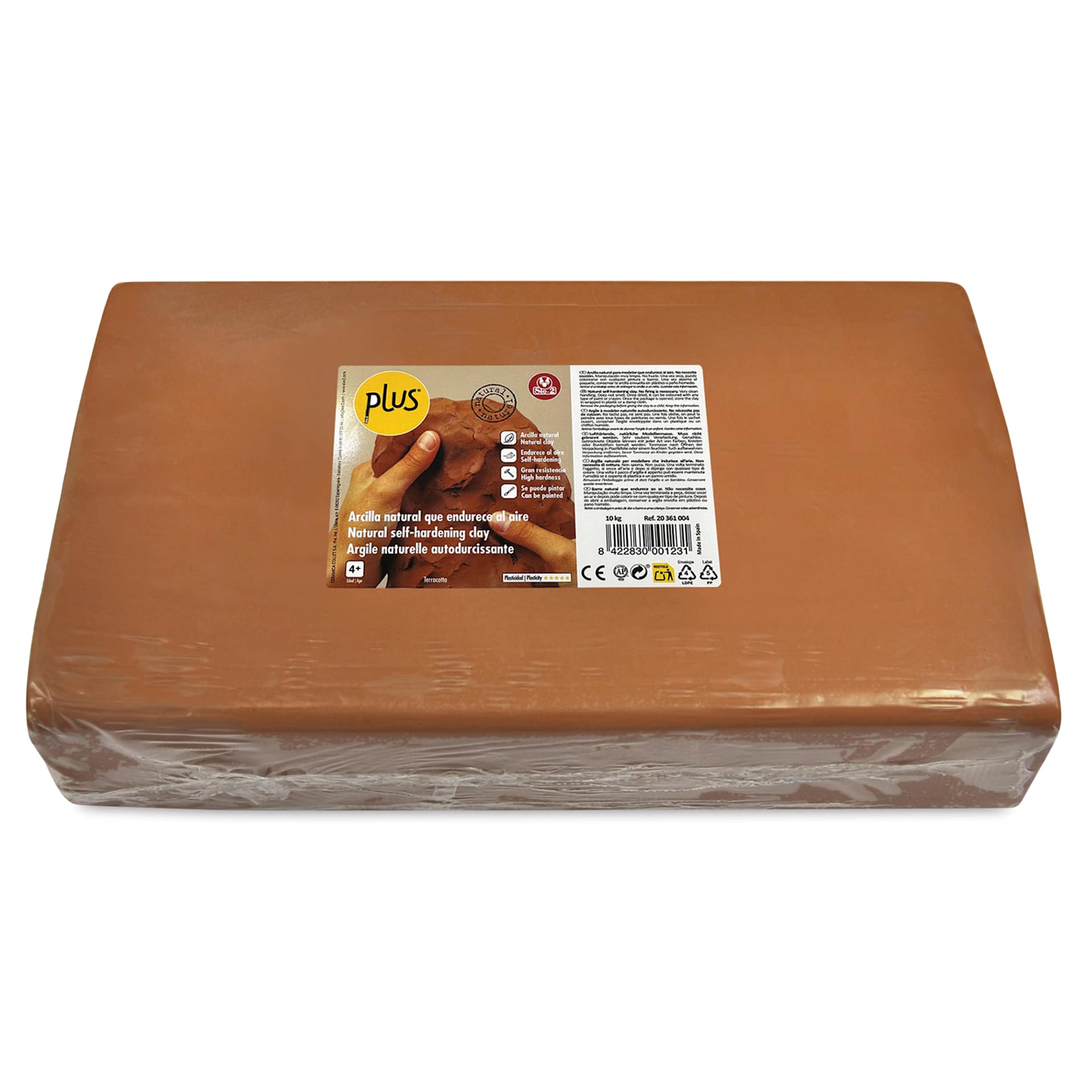 Sio-2 Plus Clay - 22 lb, Terra Cotta - front of packaging Sio-2 Plus Clay - 22 lb, Terra Cotta - front of packaging