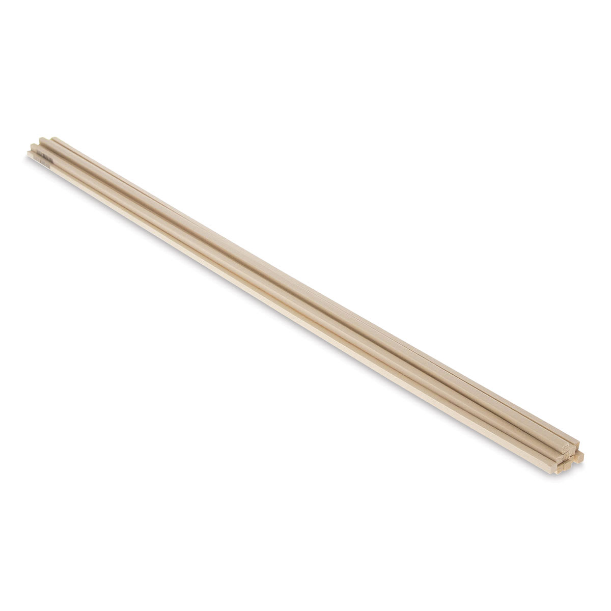 Midwest Products Basswood Strips - 10 Pieces, 3/16" x 3/16" x 24" (end view)