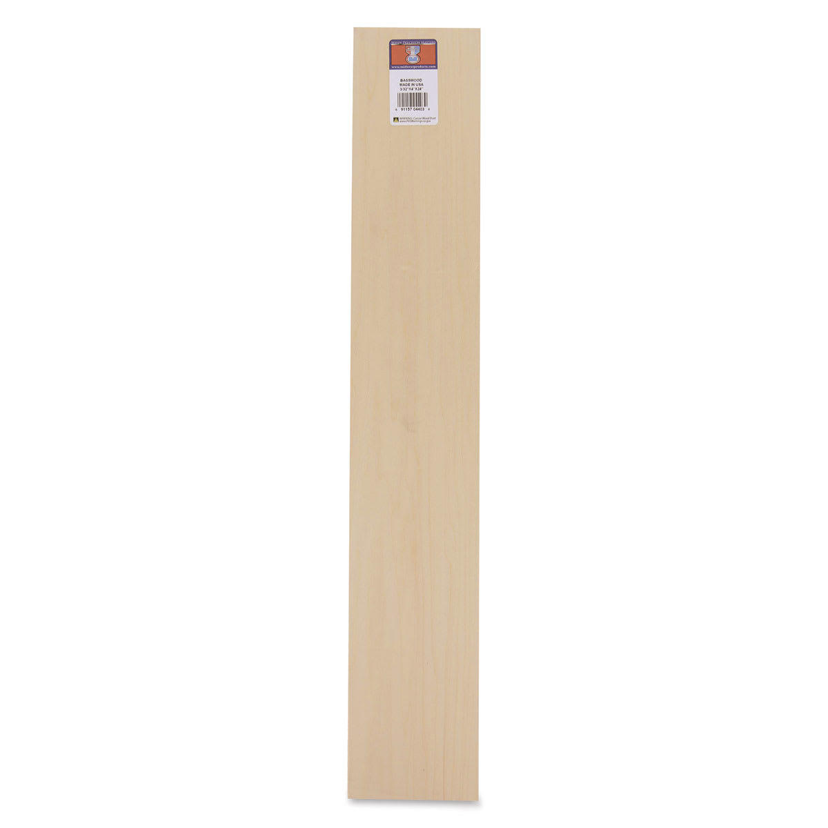 Midwest Products Basswood Sheets - 10 Pieces, 3/32" x 4" x 24" Midwest Products Basswood Sheets - 10 Pieces, 3/32" x 4" x 24"