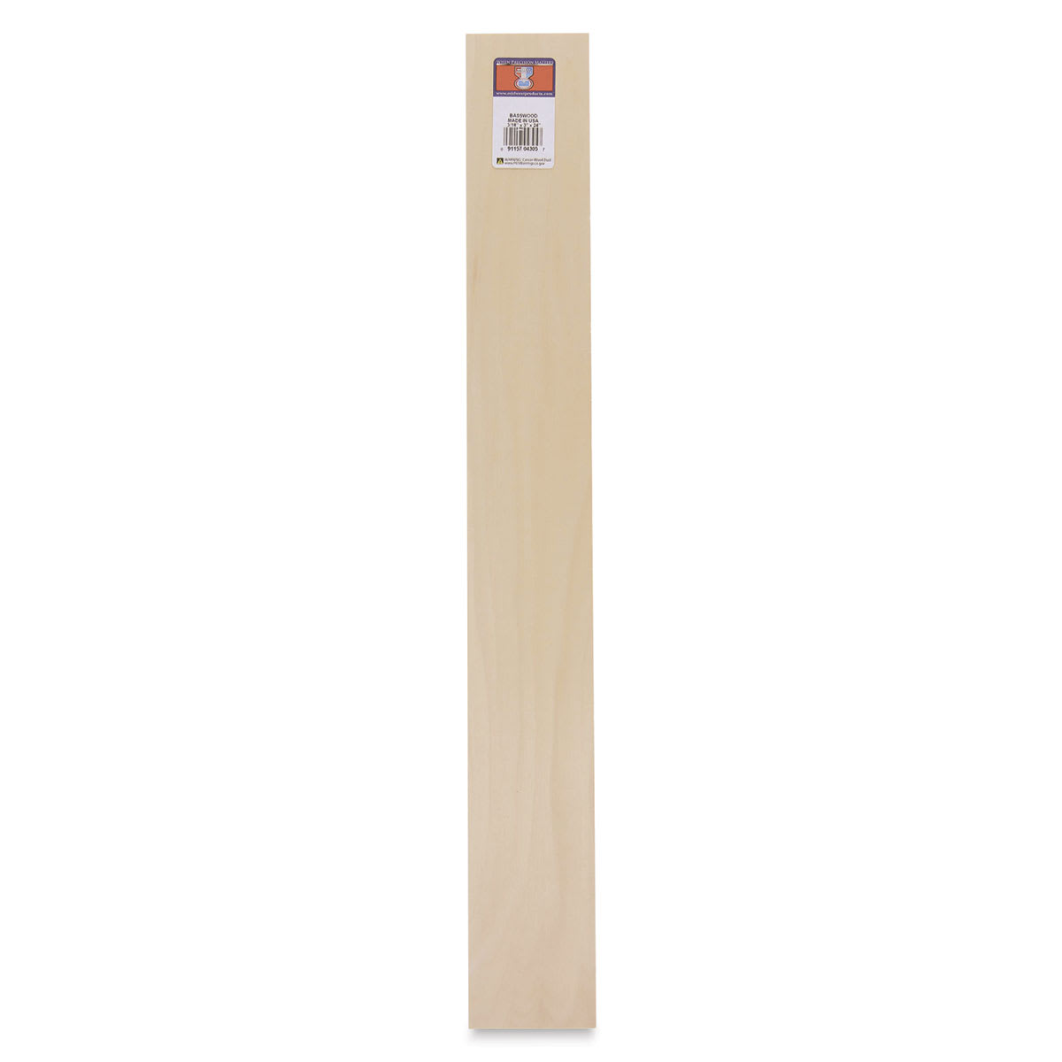 Midwest Products Basswood Sheets - 5 Pieces, 3/16" x 3" x 24"