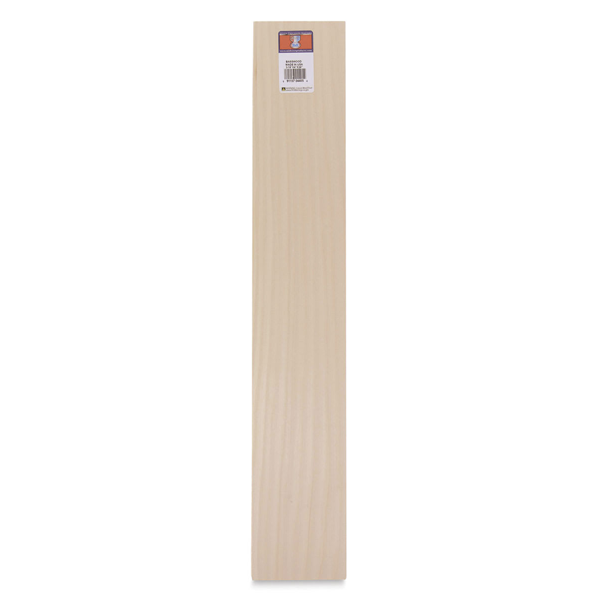 Midwest Products Basswood Sheets - 5 Pieces, 3/16" x 4" x 24" Midwest Products Basswood Sheets - 5 Pieces, 3/16" x 4" x 24"
