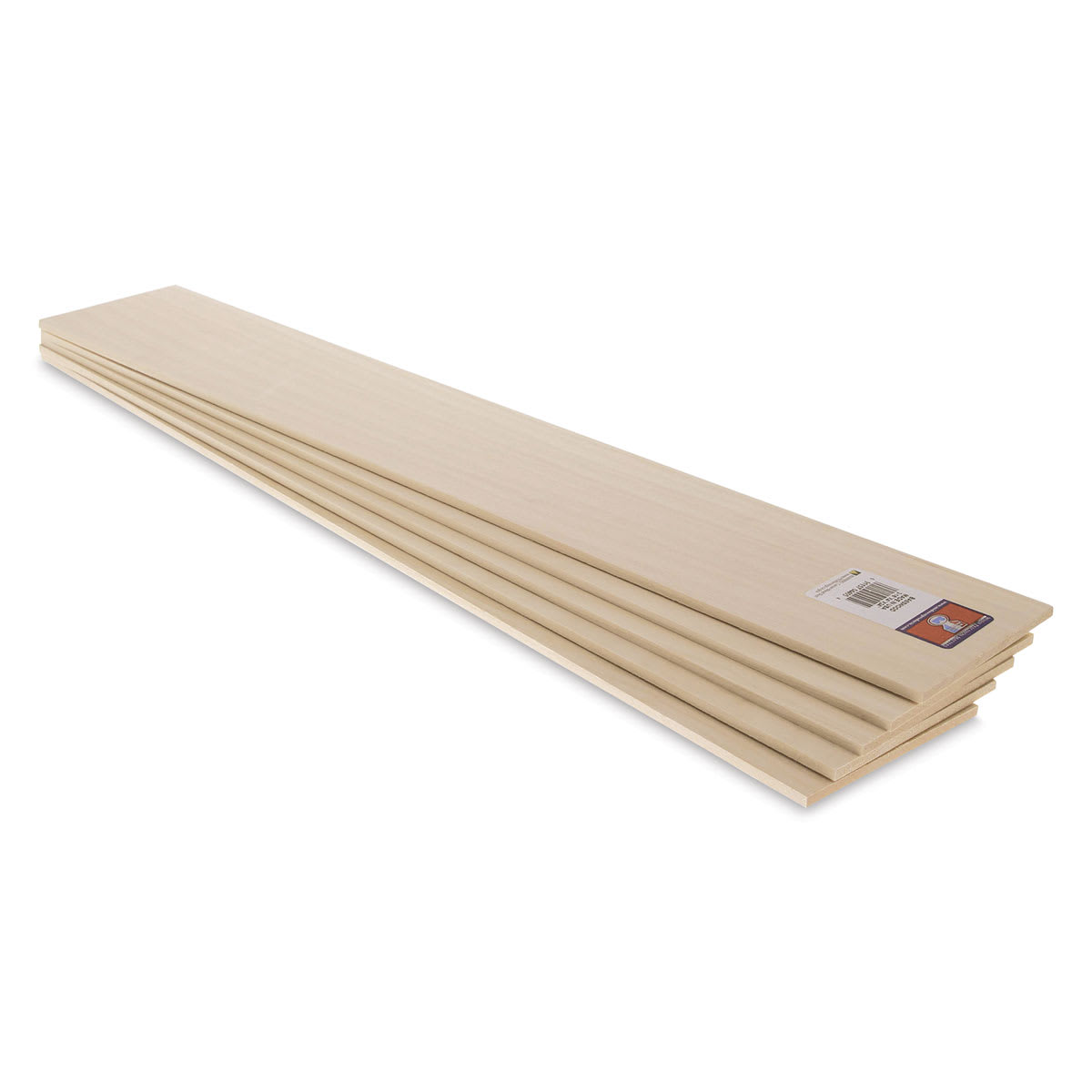 Midwest Products Basswood Sheets - 5 Pieces, 3/16" x 4" x 24" (end view) Midwest Products Basswood Sheets - 5 Pieces, 3/16" x 4" x 24" (end view)