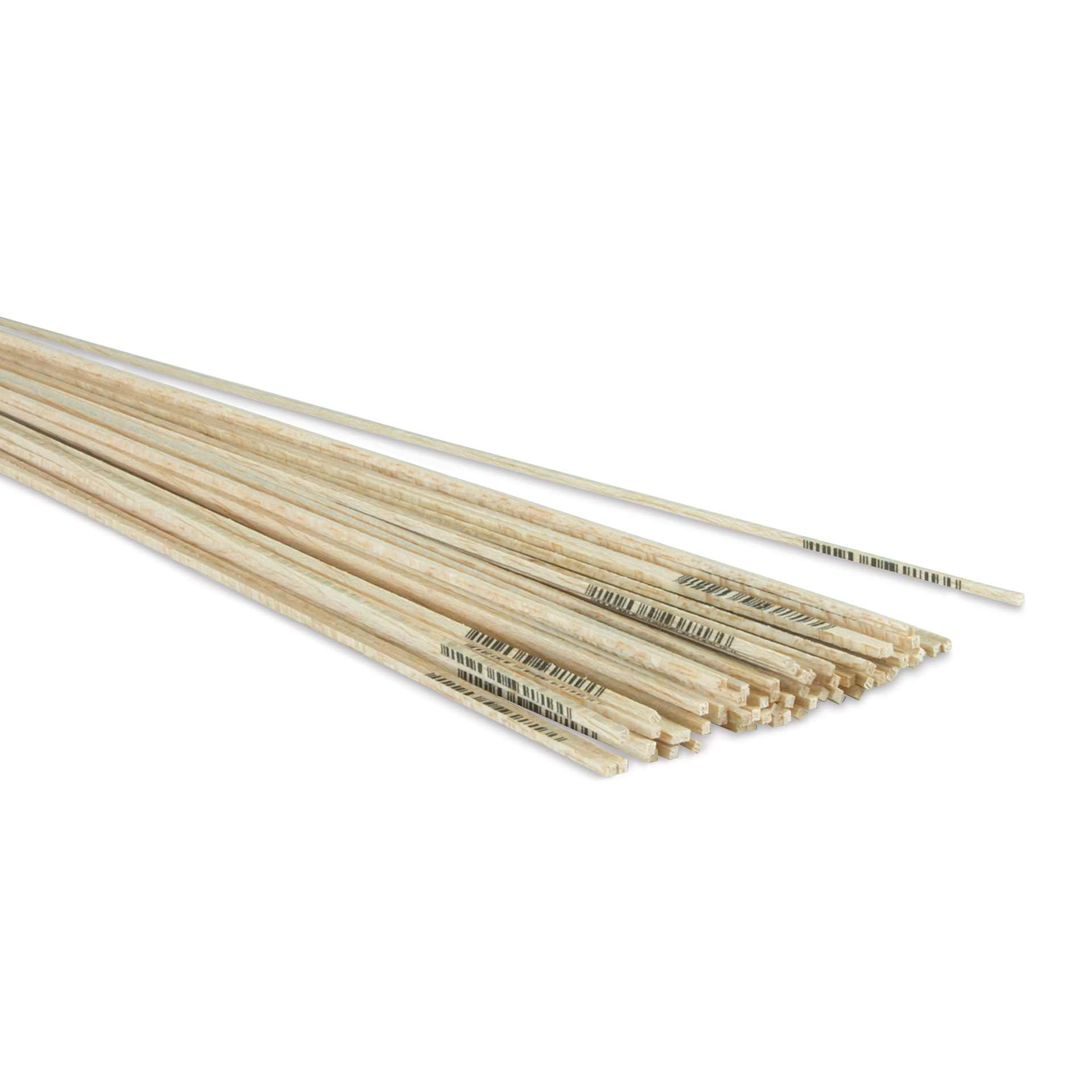 Midwest Products Balsa Wood Strips - 60 Pieces, 1/16" x 1/16" x 36" (out of packaging)