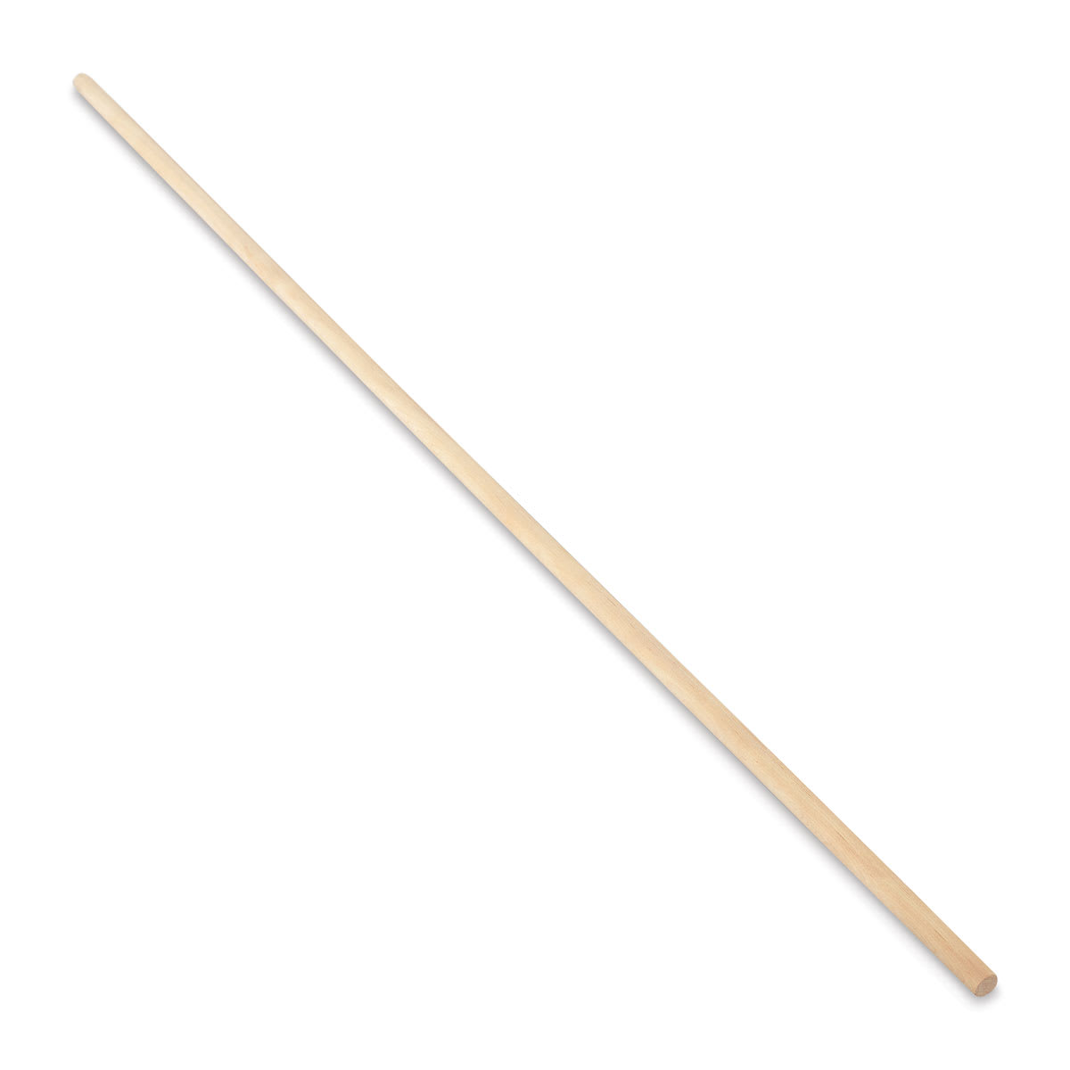 Midwest Products Birch Dowels - Single 1/2" diameter dowel shown at angle Midwest Products Birch Dowels - Single 1/2" diameter dowel shown at angle