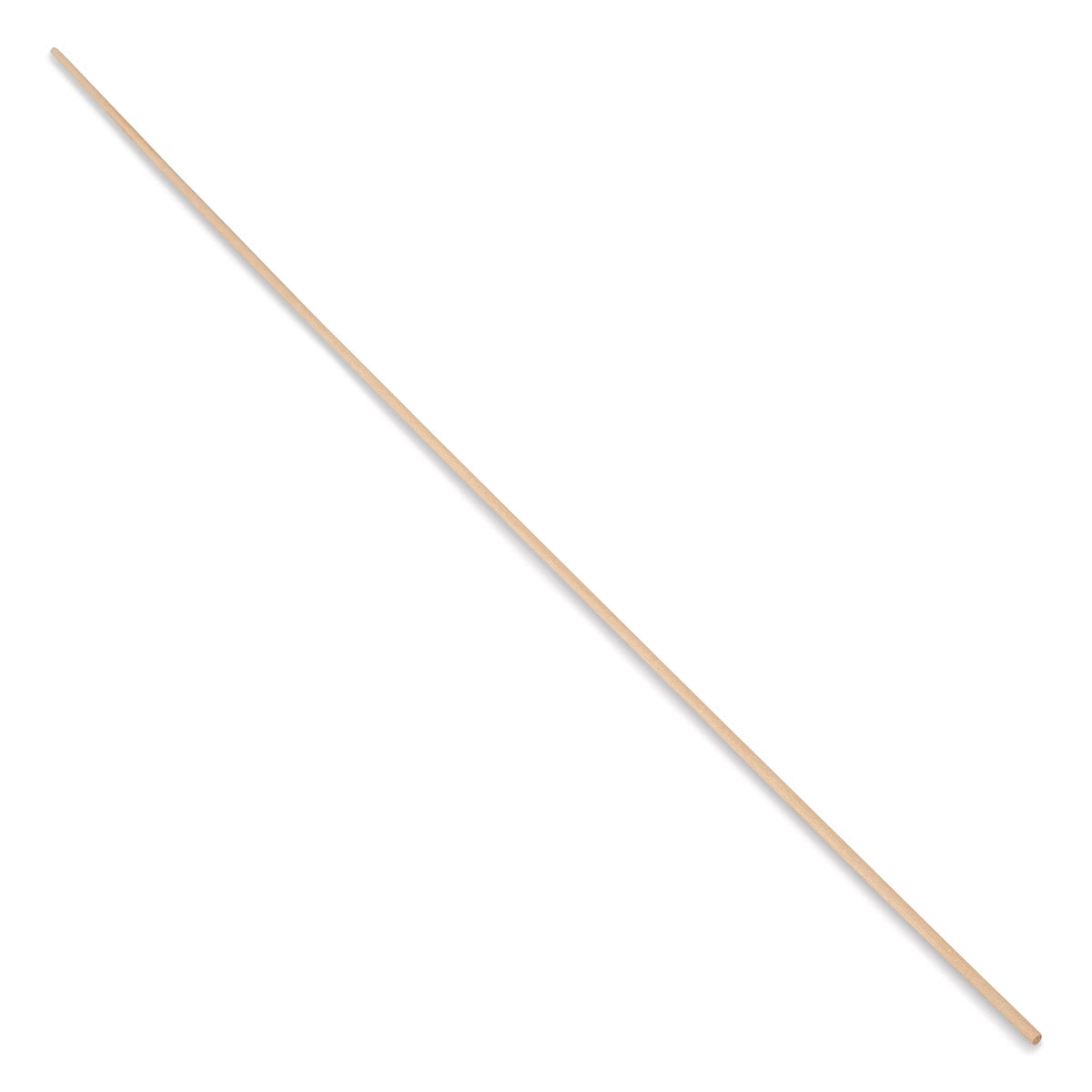 Midwest Products Birch Dowels - Single 3/16" diameter dowel shown at angle Midwest Products Birch Dowels - Single 3/16" diameter dowel shown at angle