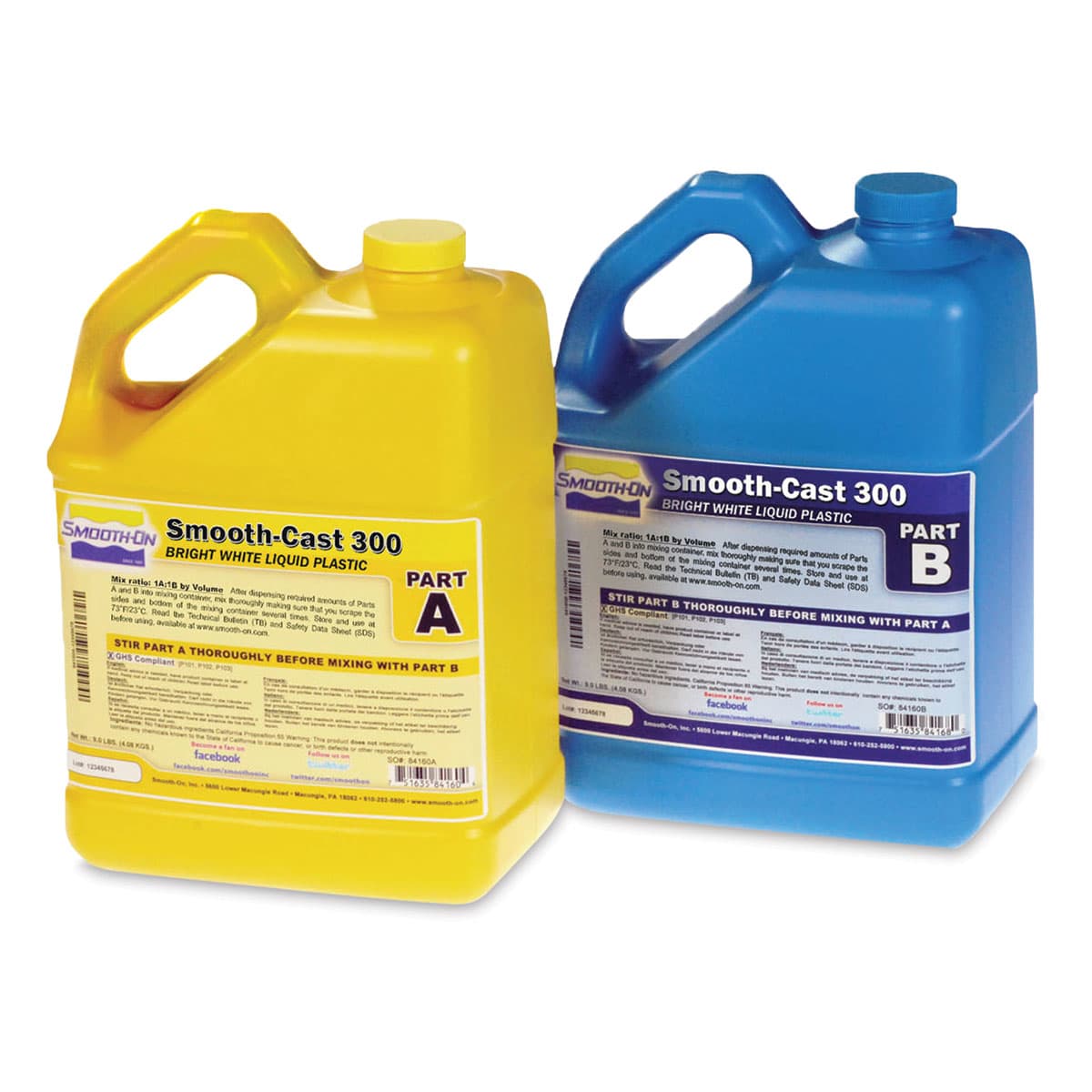 Smooth-Cast 300, 2 Jars Gallon