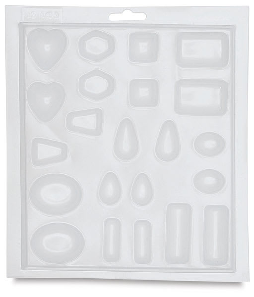 Jewelry Mold, Hearts/Ovals/Rectangles