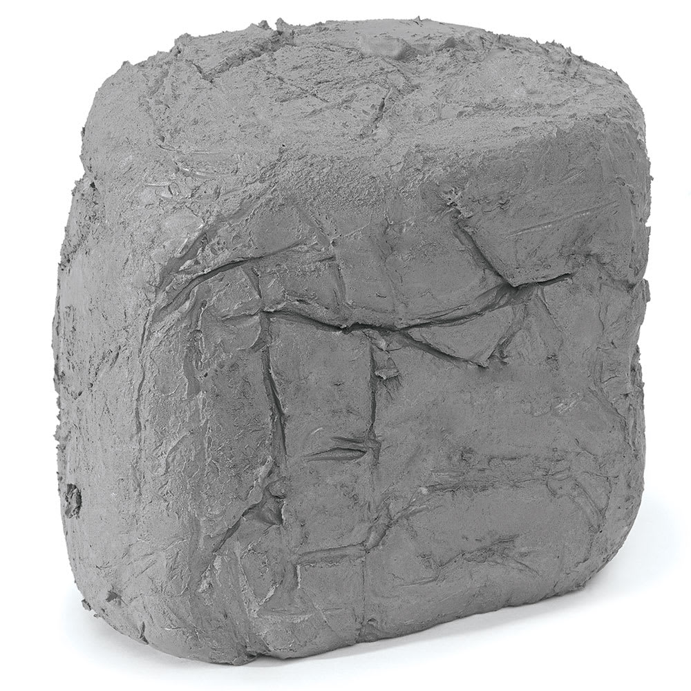 Activa Blackjack Earthenware Clay - Front view of 5 lb lump of Clay