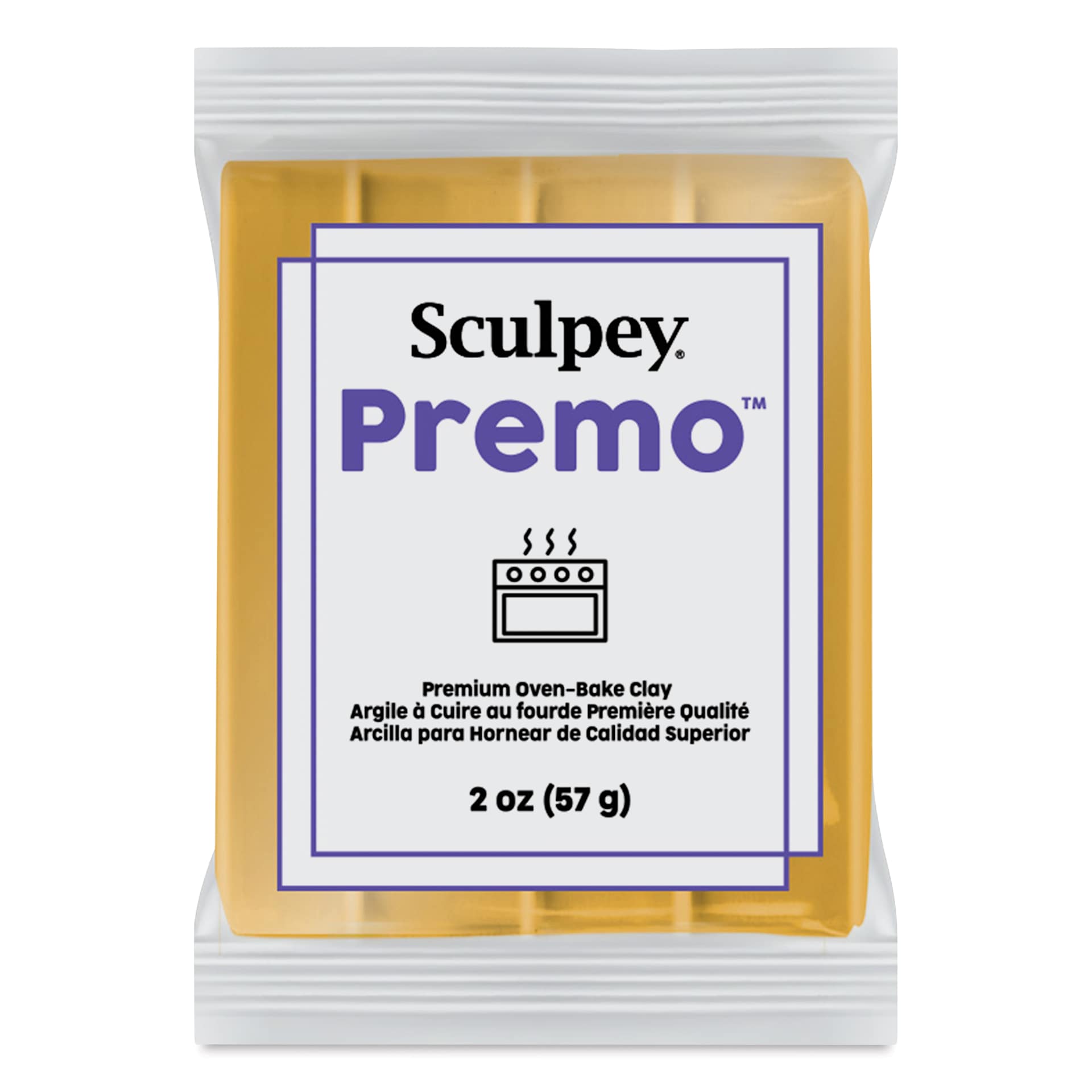 Sculpey Premo - 2 oz, Metallic 18K Gold