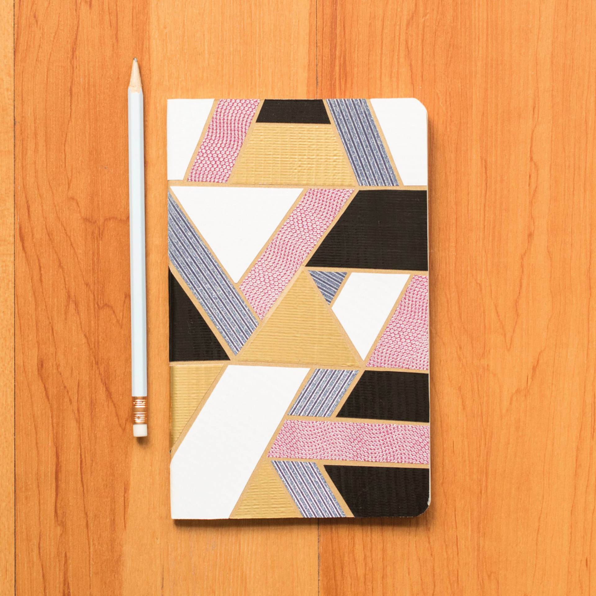 ShurTech Color Duck Tape - 1.88" x 20 yds, White finished notebook cover example