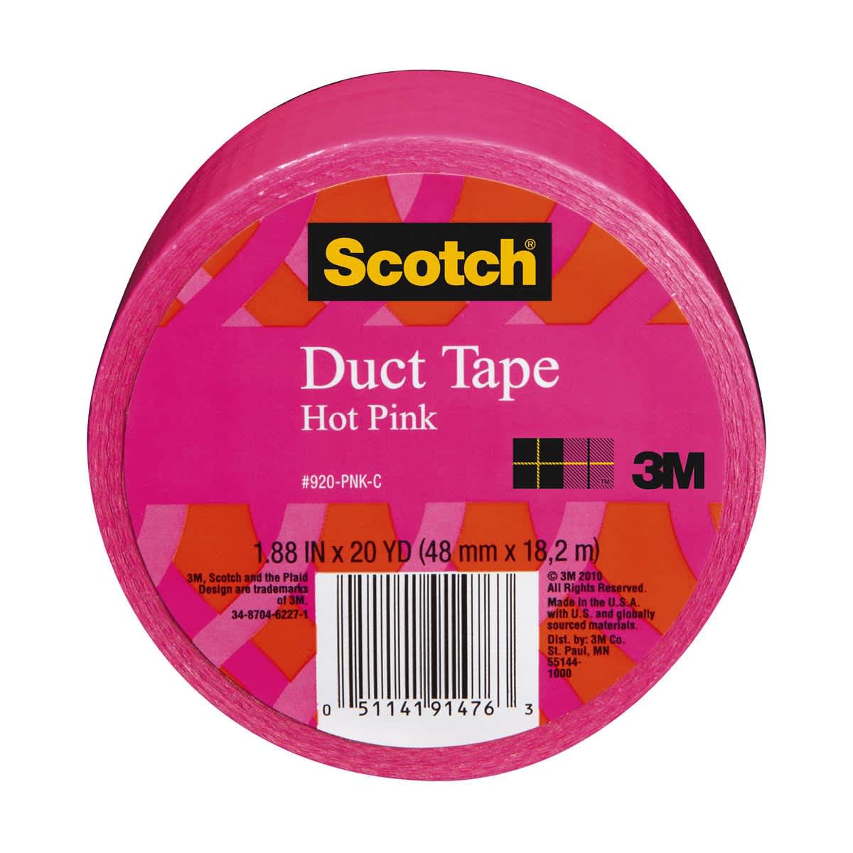 Scotch Duct Tapes for Artists Pink - 1.88" x 20 yds. Roll