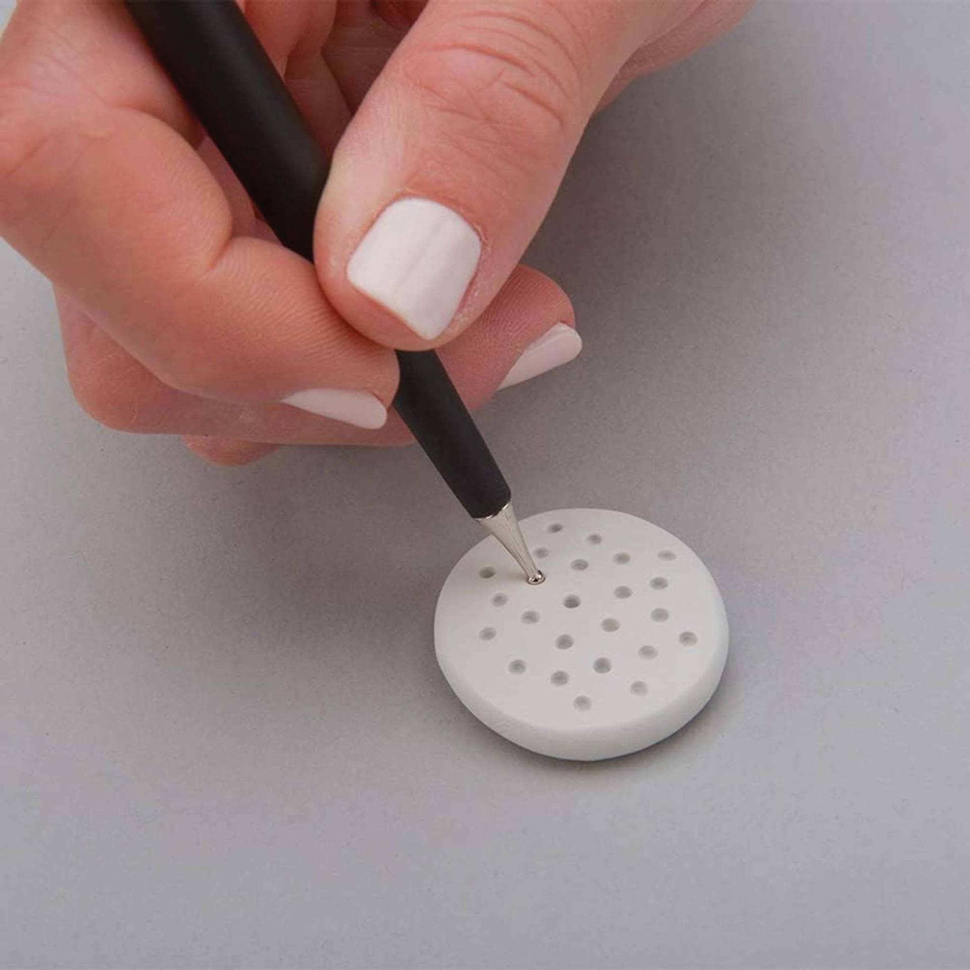 Sculpey Tools Dual End Detail Tool Set cracker model example in progress