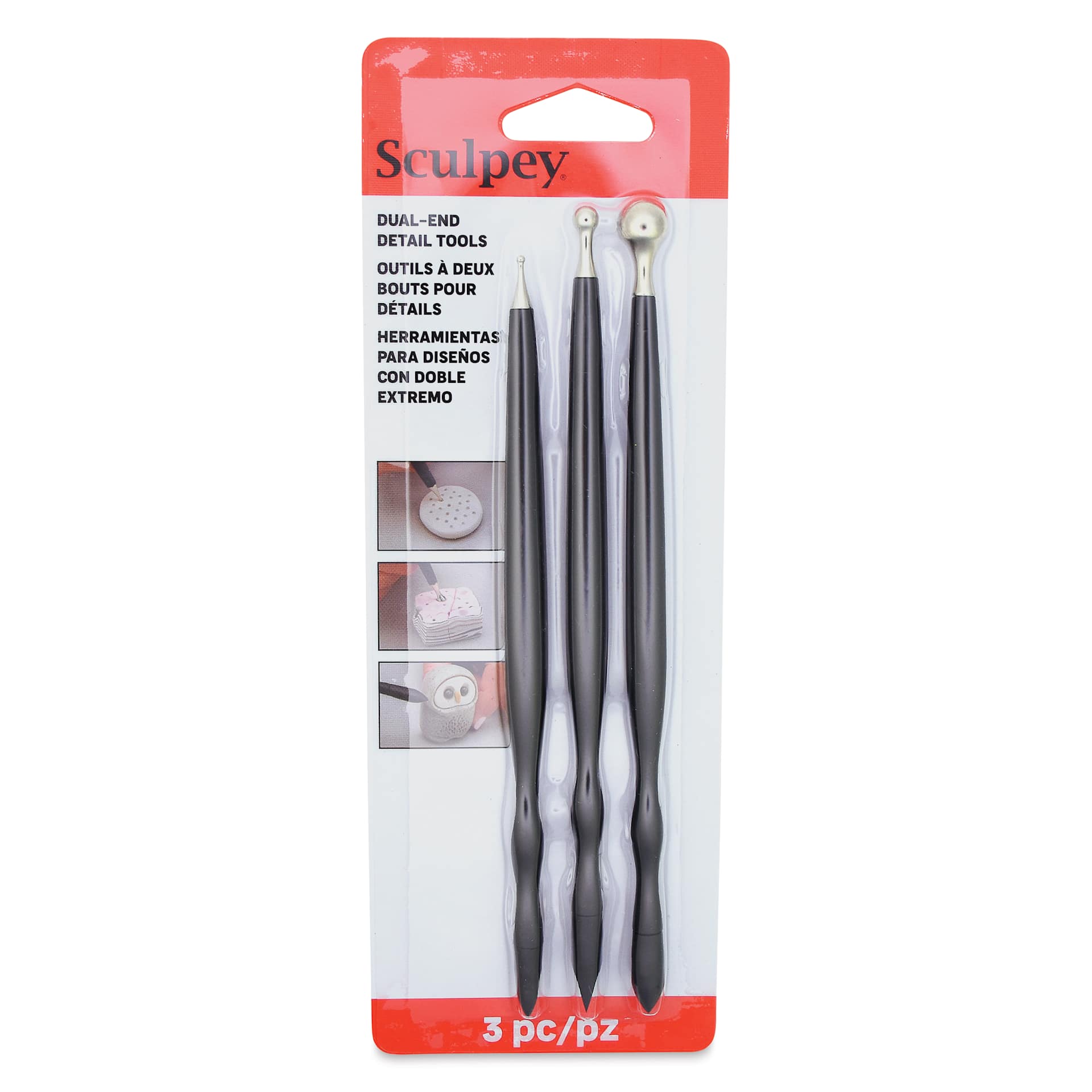 Sculpey Tools Dual End Detail Tool Set front of packaging