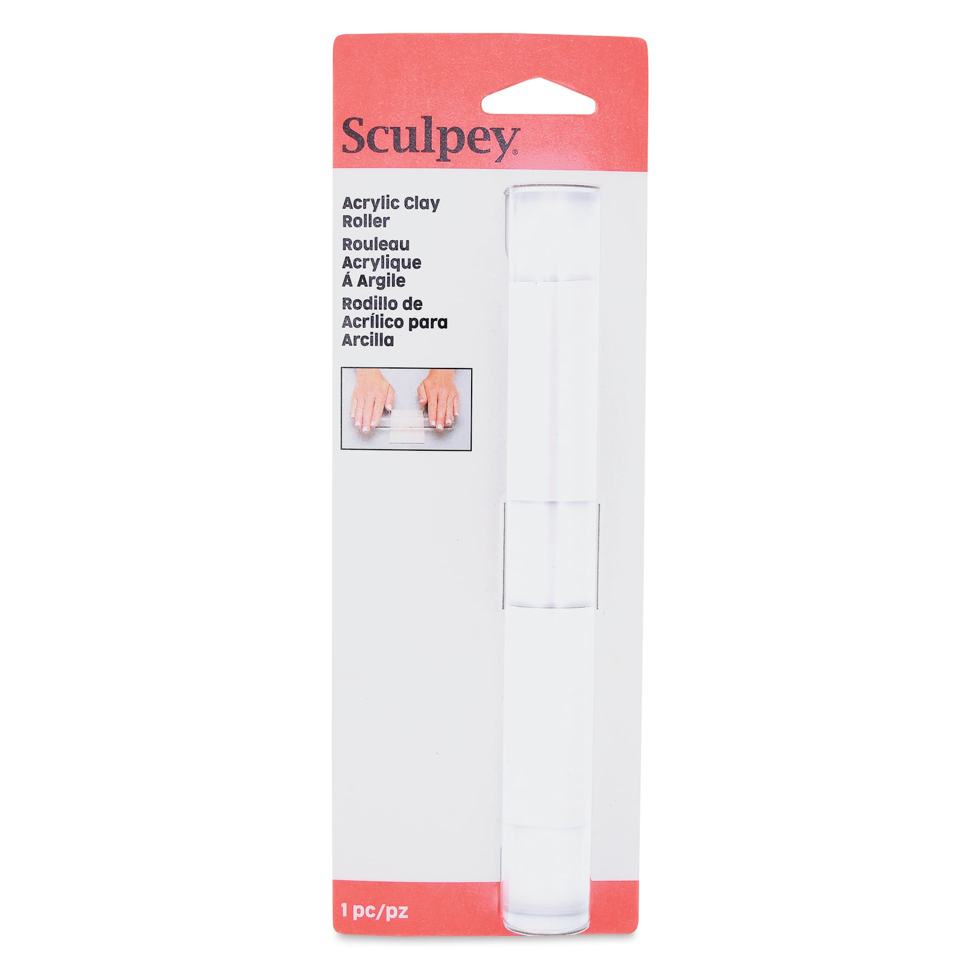 Sculpey Tools Acrylic Roller front of packaging