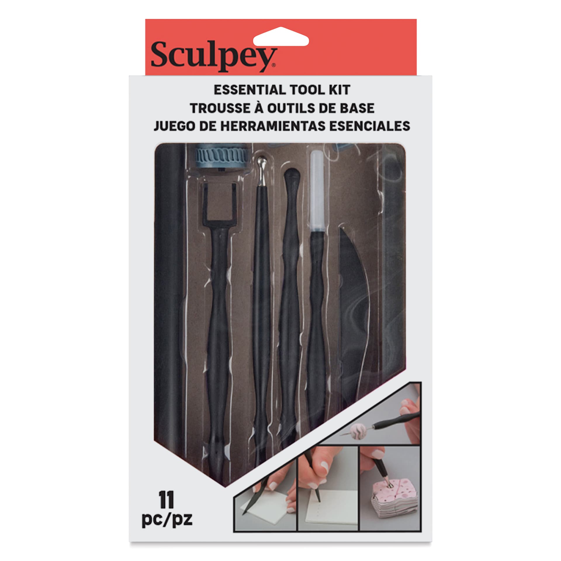 Sculpey Essential Tool Kit front of packaging