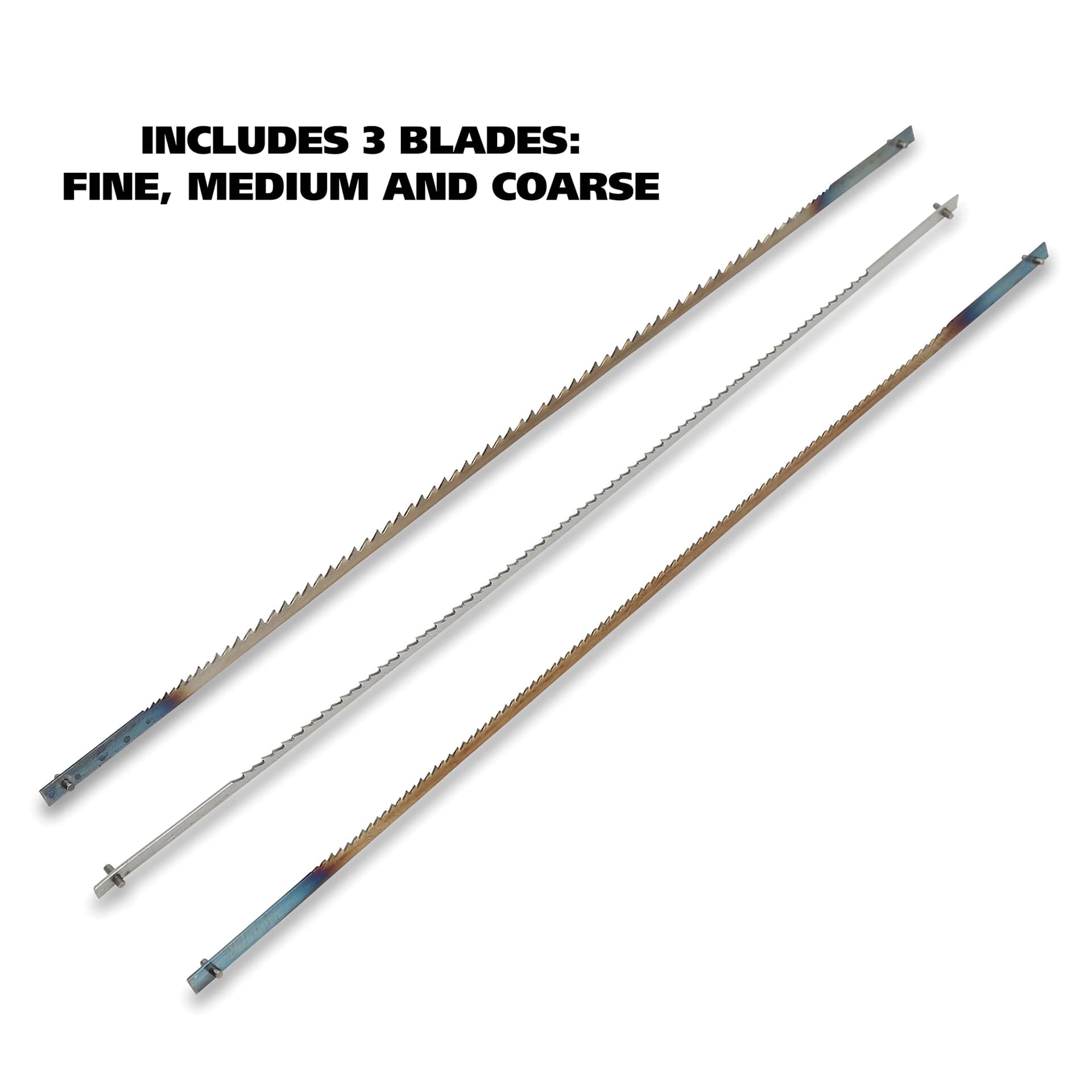 GreatNeck Coping Saw and 3 Blades - fine, medium, and coarse blades