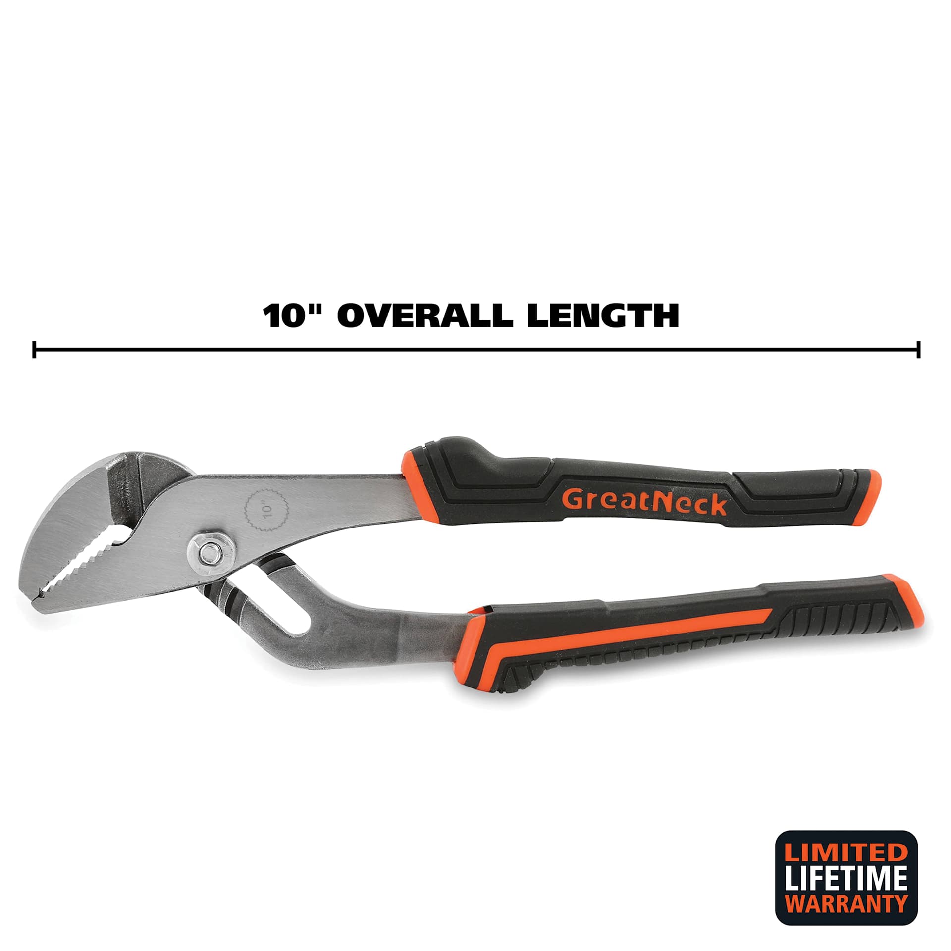GreatNeck Groove Joint Pliers - dimensions